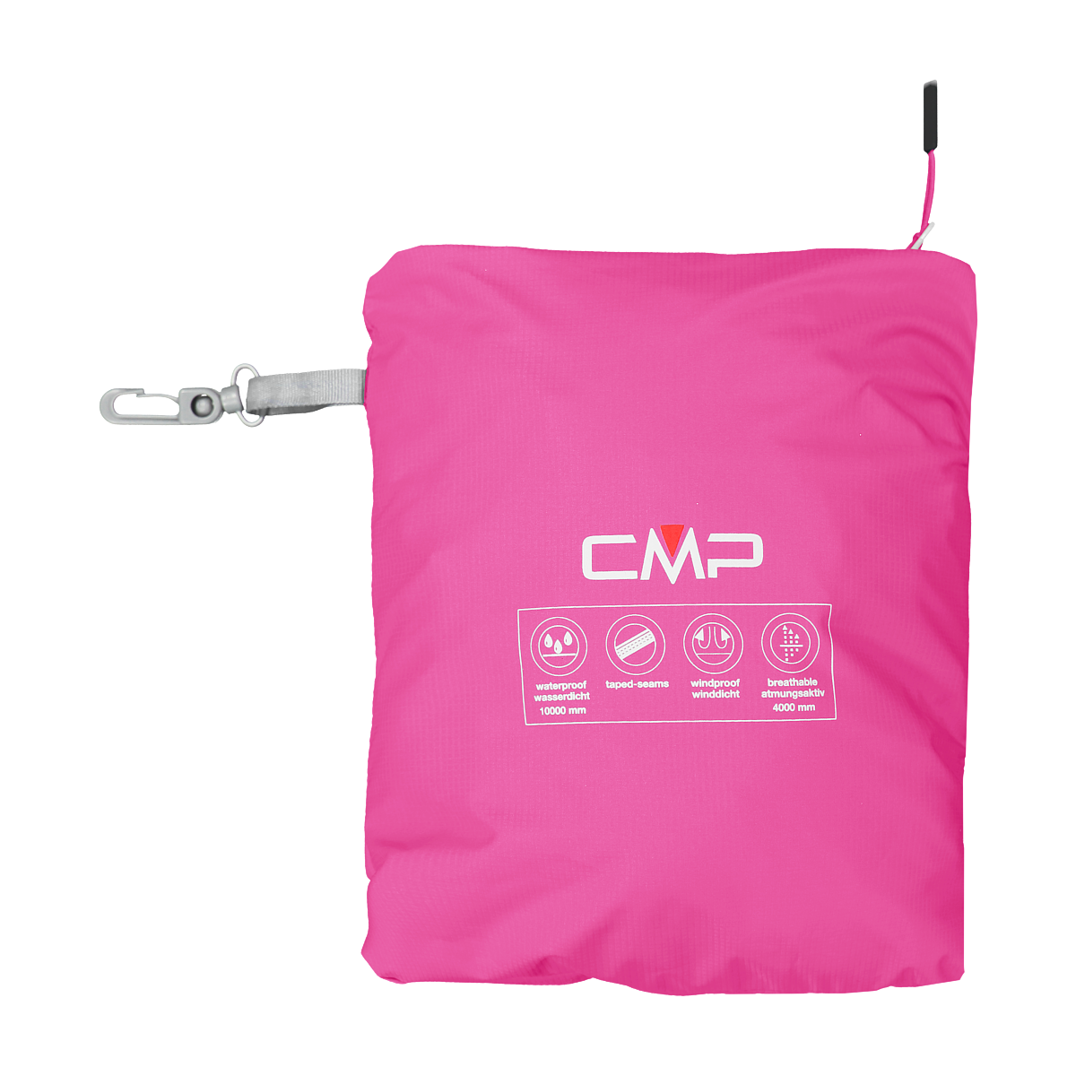 CMP Regenjacke, (1 St.), mit Kapuze, Atmungsaktiv & Winddicht & Wasserdicht