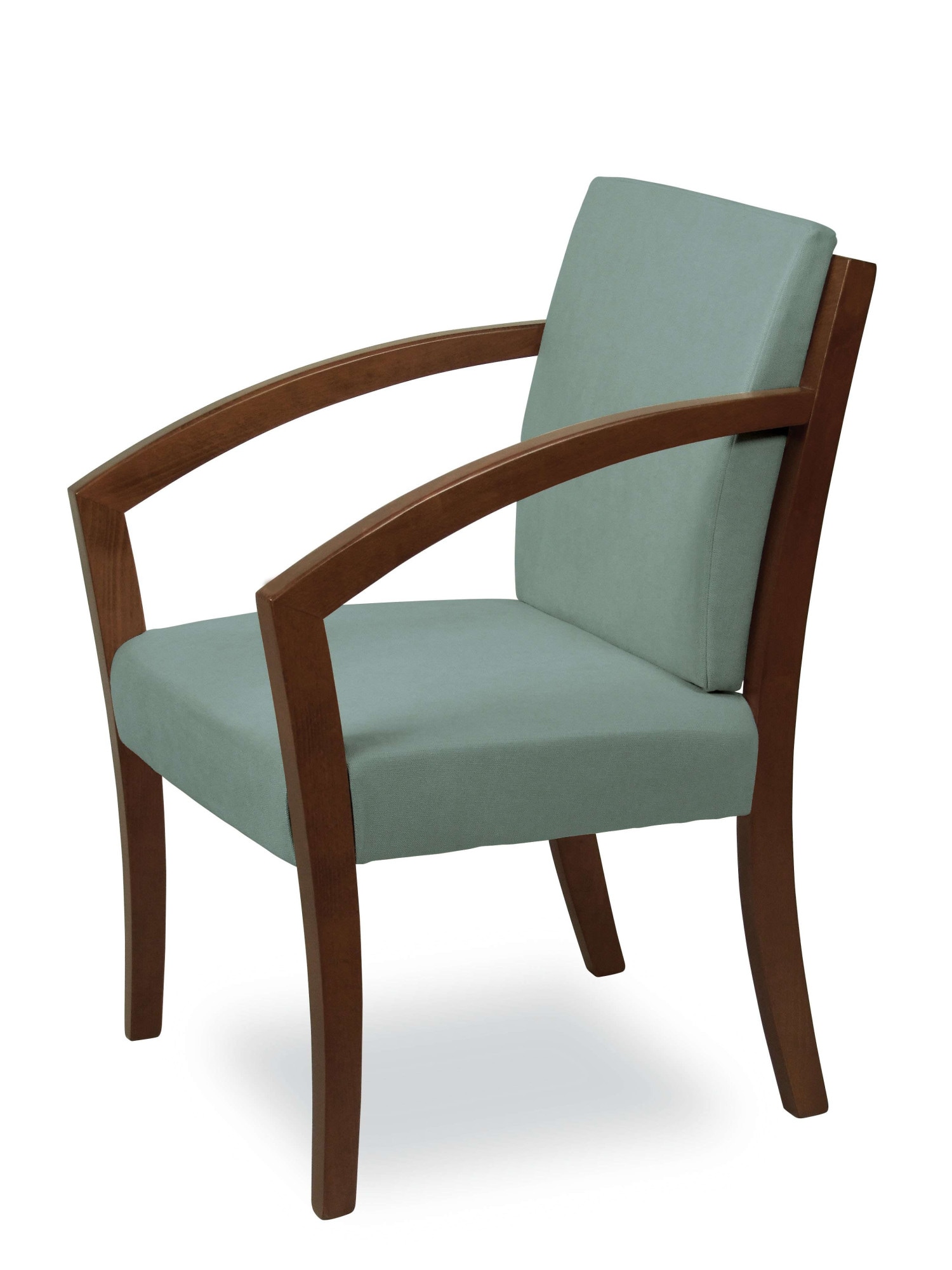 Home affaire Esszimmerstuhl "G98 George Armlehnstuhl, Sessel, in 3 Gestellfarben Made in Italy" () 1 Stk.Extra-confort, Fleckenabweisendes Gewebe, Massivholz
