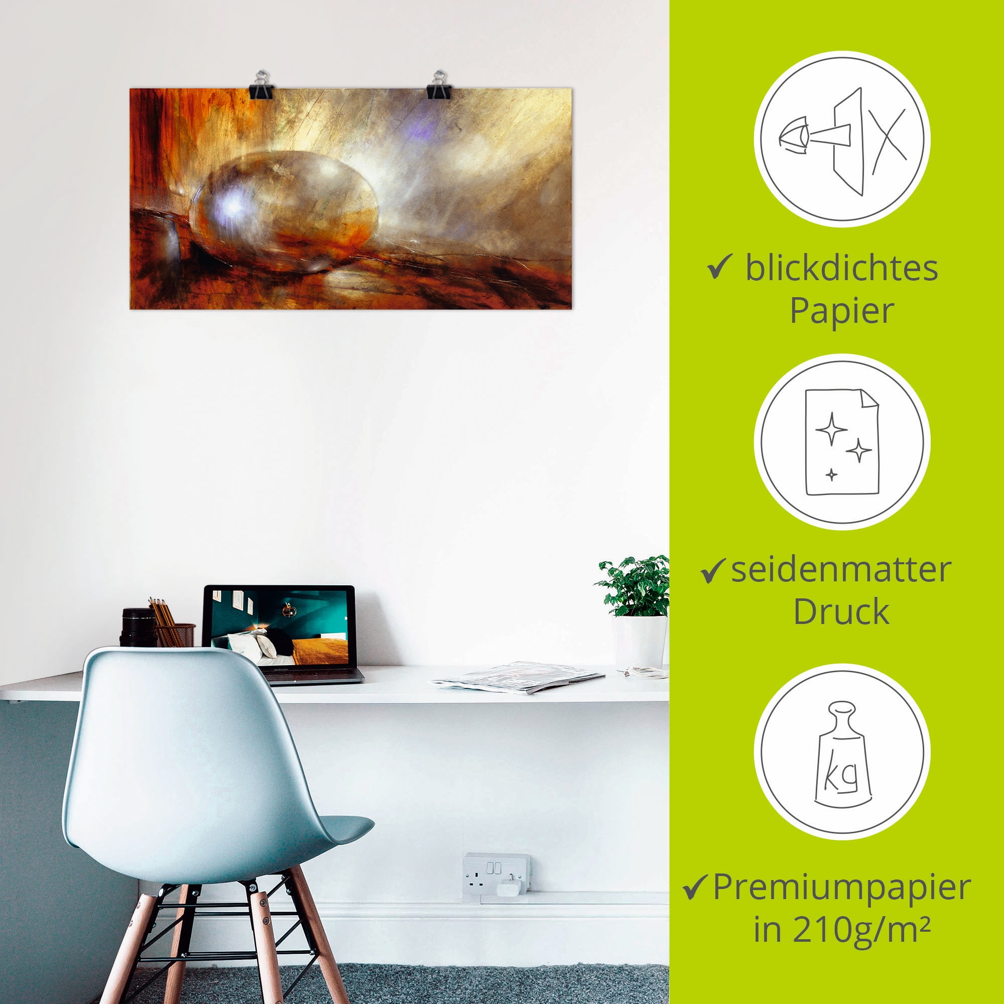 Artland Wandbild »Brainstorming« Muster 1 Stk. tlg. als Leinwandbild, Poster in verschied. Größen