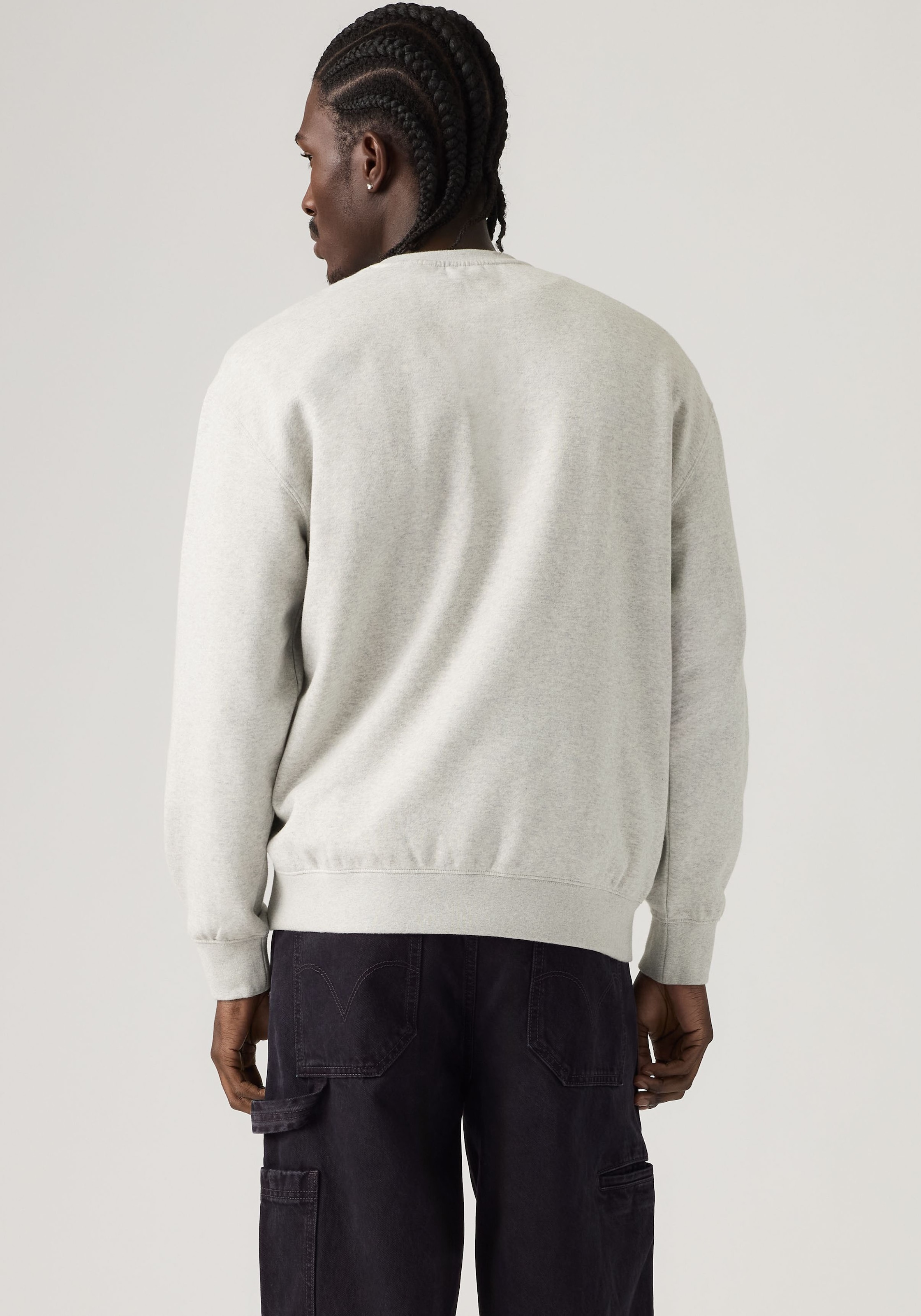 Levi's® Sweatshirt »RELAXD GRAPHIC CREW«, Ärmelabschluss und Saum mit angesetzten elastischen Bündchen
