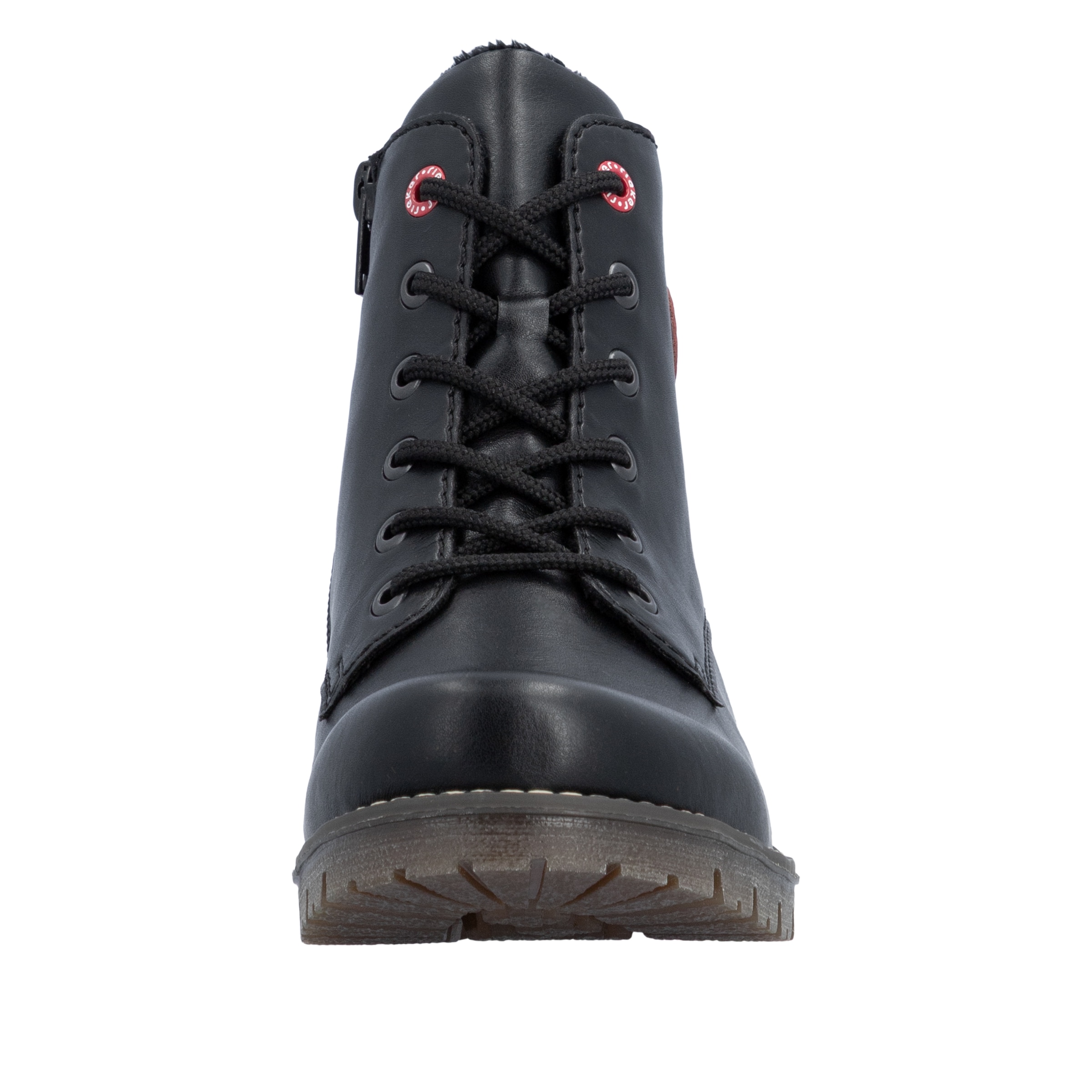 Rieker Schnürstiefelette  Ankleboots, Schnürboots, Klassik-Stiefelette mit Logoprägung