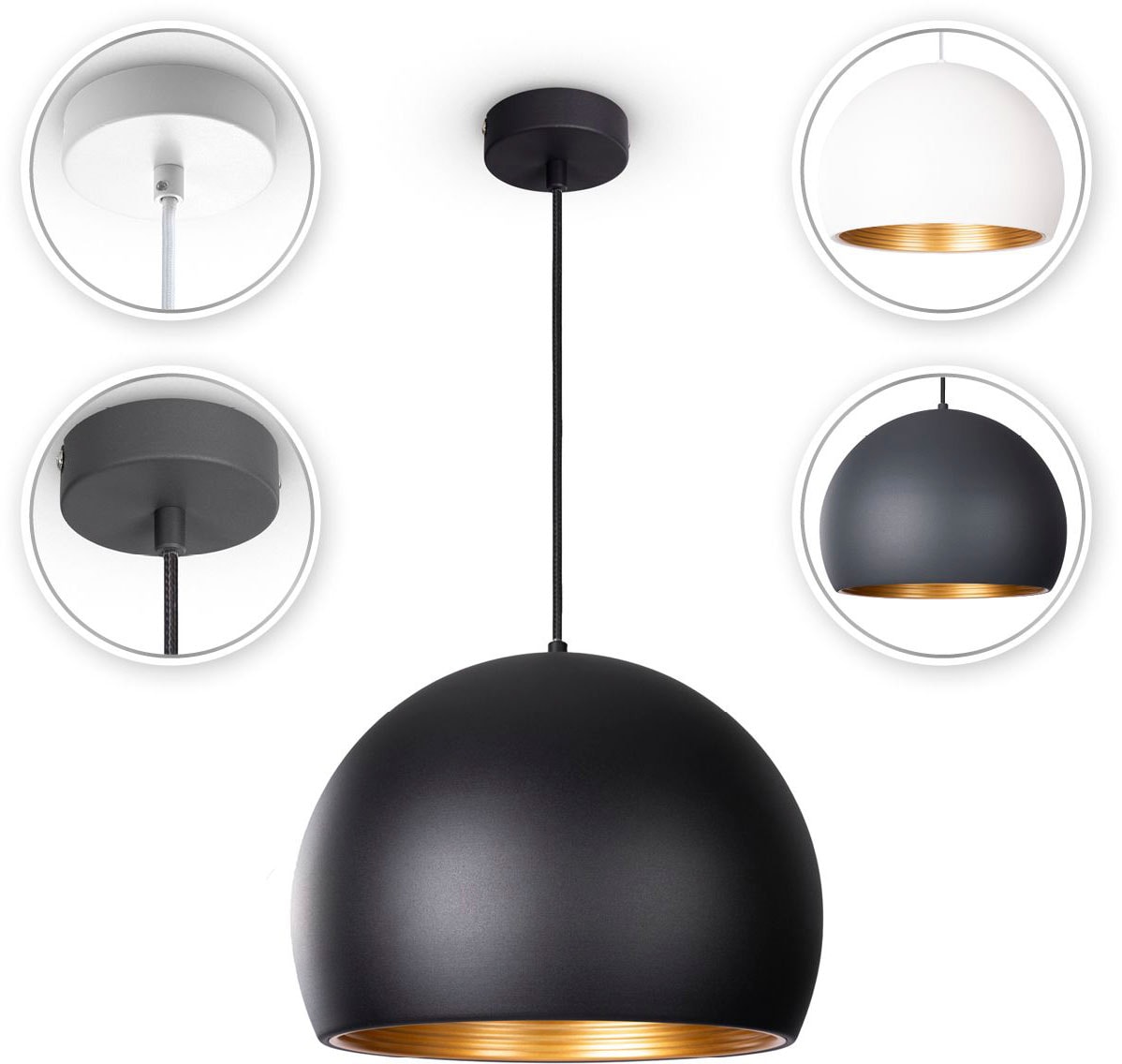 Paco Home Pendelleuchte »JOHN« E27