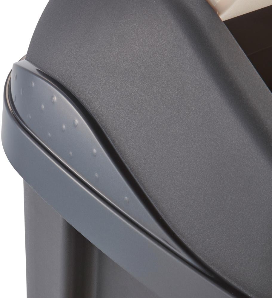 keeeper Mülleimer »swantje, Abfallbehälter mit Schwingdeckel« 1 Behälter 50 l, Made in Europe, 38,5 x 29 x 66 cm