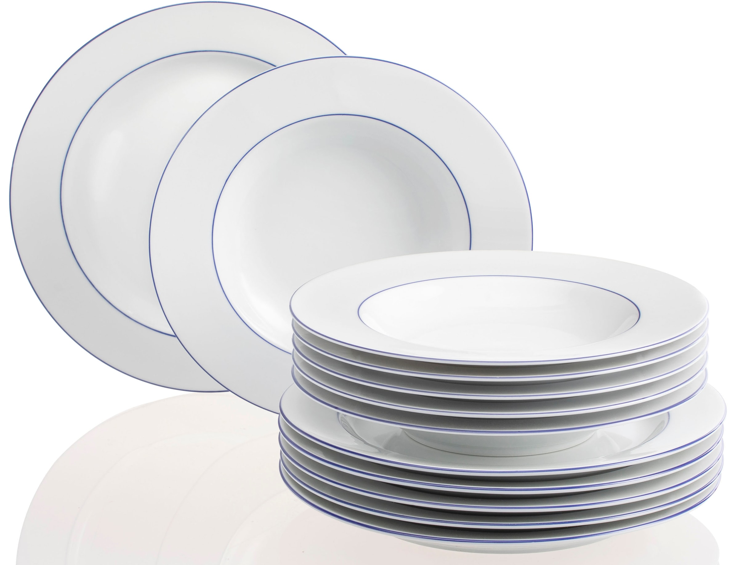 Retsch Arzberg Kombiservice »Geschirr-Set, Service Heike Blaurand« Made in Germany, 30 Teile, für 6 Personen