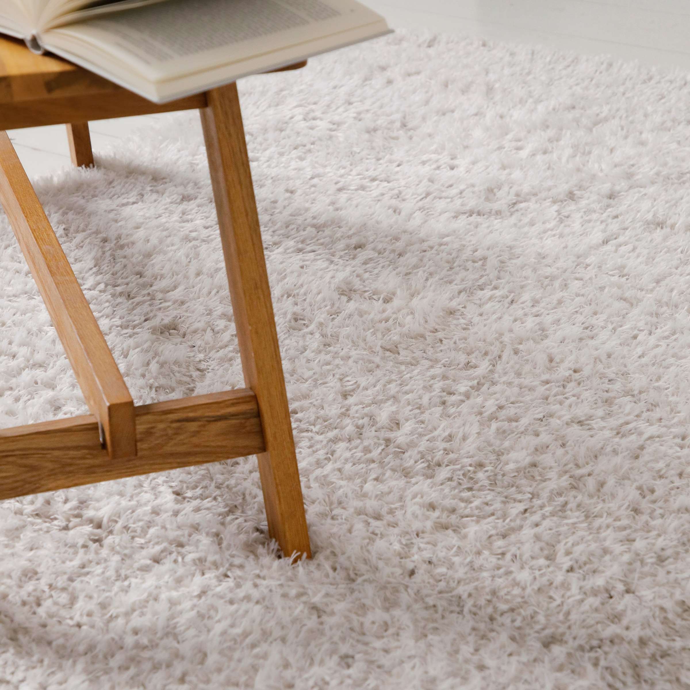 OTTO home Hochflor-Teppich »Josetta , auch als Läufer erhältlich« rechteckig 50 mm Höhe Langflor, Shaggy, dichter weicher Hochflor, uni farben, Wohnzimmer