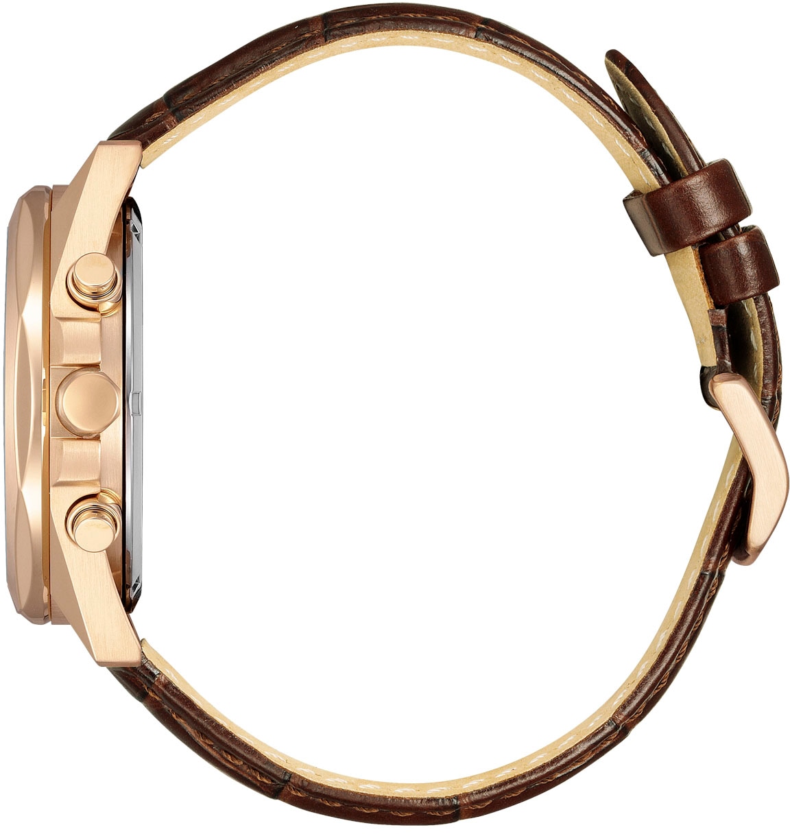 Citizen Chronograph, Armbanduhr, Herrenuhr, Solar, Stoppfunktion, Lederarmband