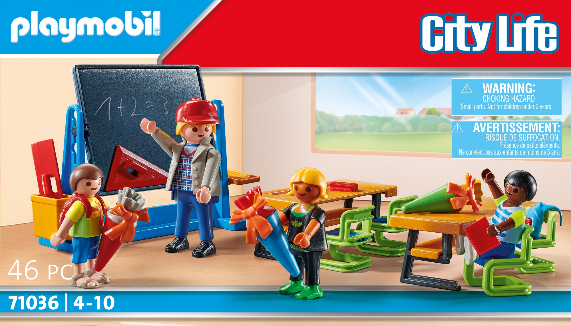 Playmobil® Konstruktions-Spielset »Erster Schultag (71036), City Life«, (46 St.), Made in Germany
