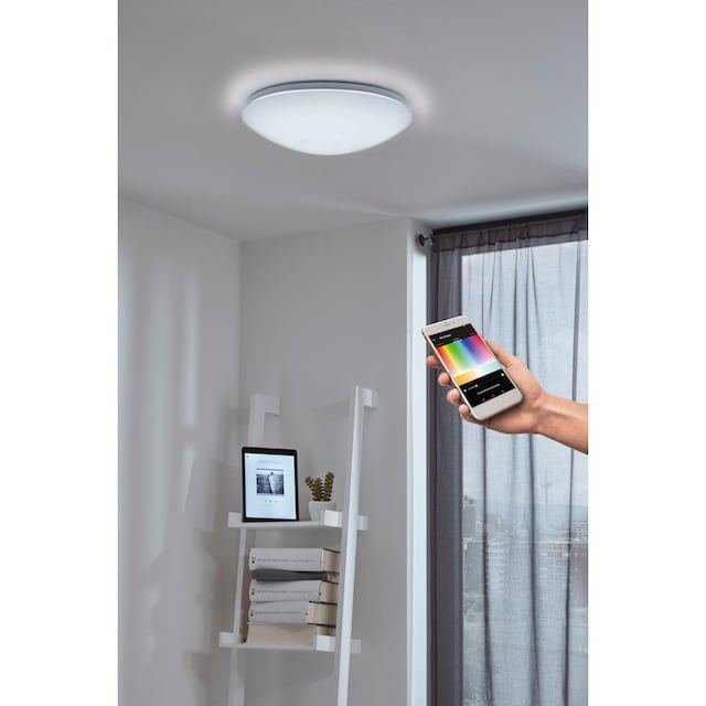 Deckenlampe EGLO Deckenleuchte Farben Jahren 3 flammig-flammig, »GIRON-C«, kaufen LED mit einstellbar dimmbar, Home | online Smart XXL 1 und Garantie Weißtöne Ø30cm,