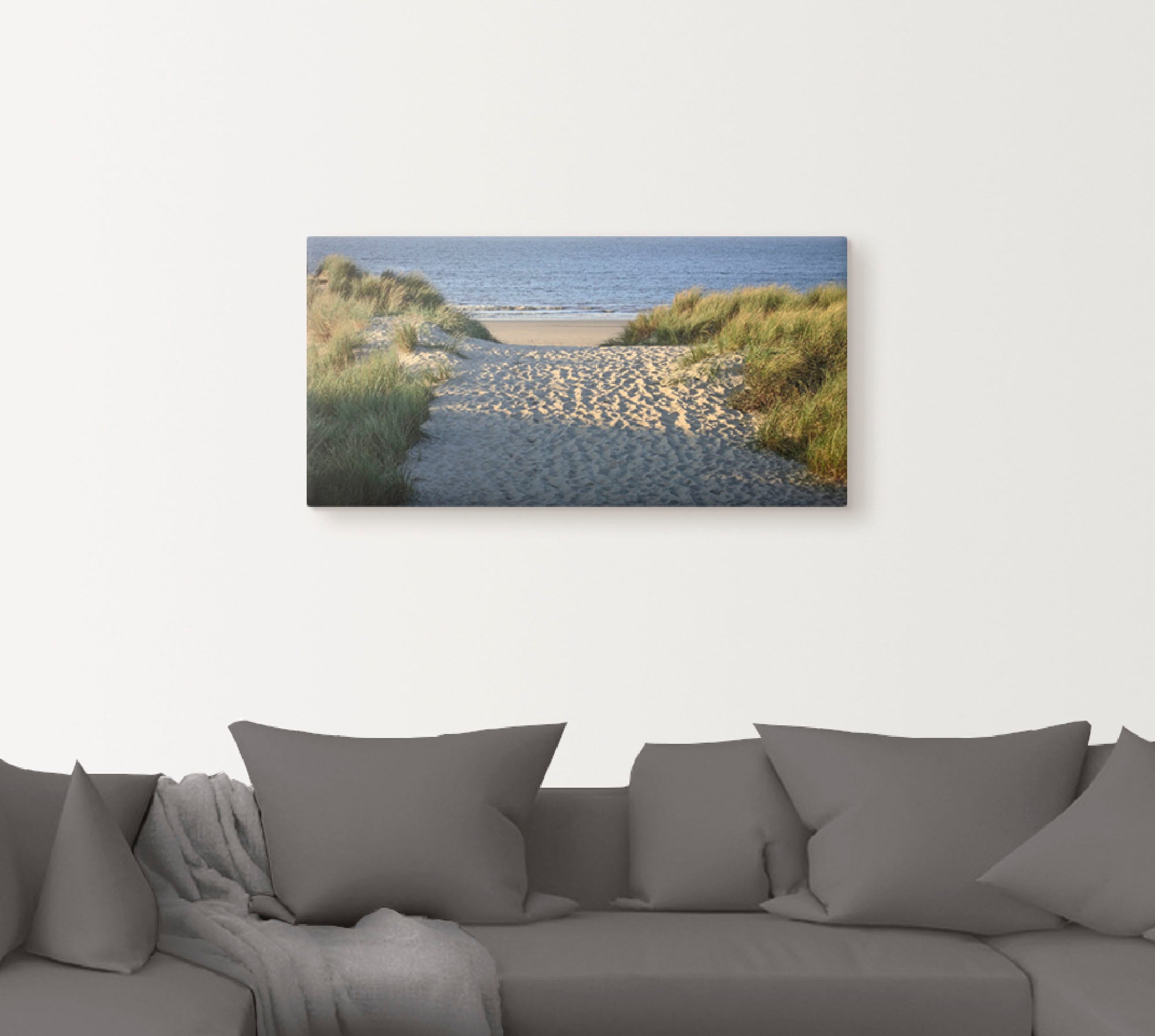 Artland Wandbild »Strandaufgang« Strand 1 Stk. tlg. als Alubild, Leinwandbild in verschied. Größen