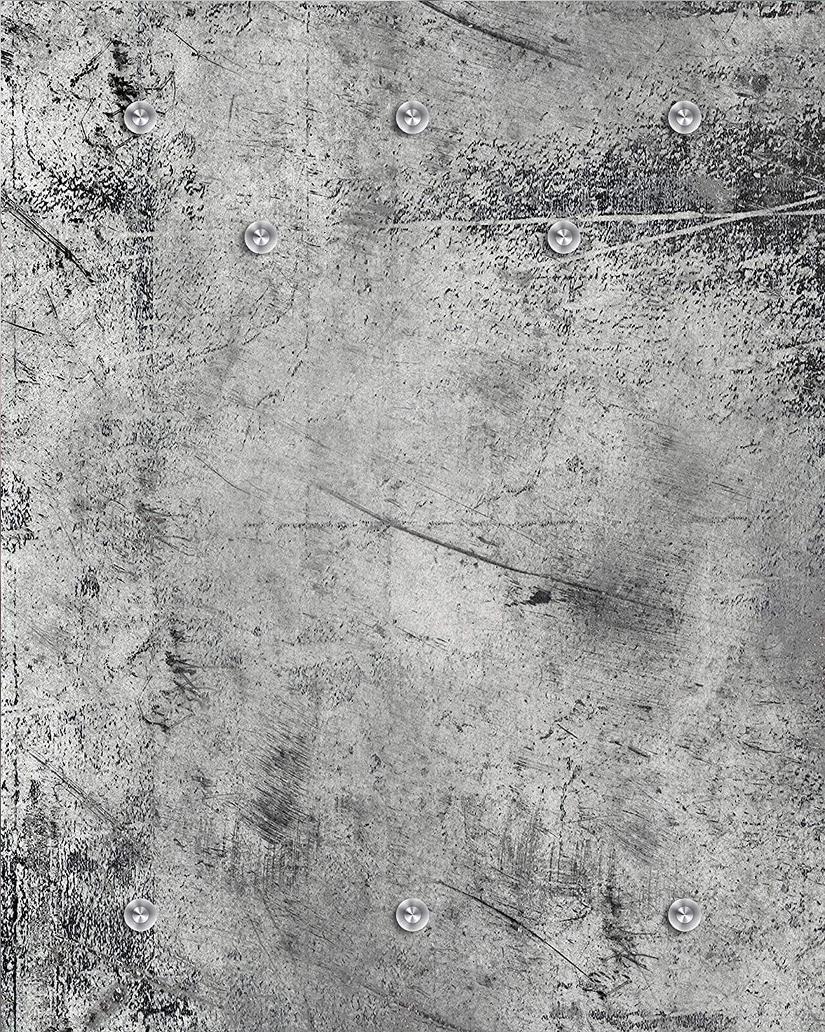 queence Garderobenleiste »Brushed Grey«, Wand Garderobe, wischtechnik, Beton Optik, grau, platzsparend, modern