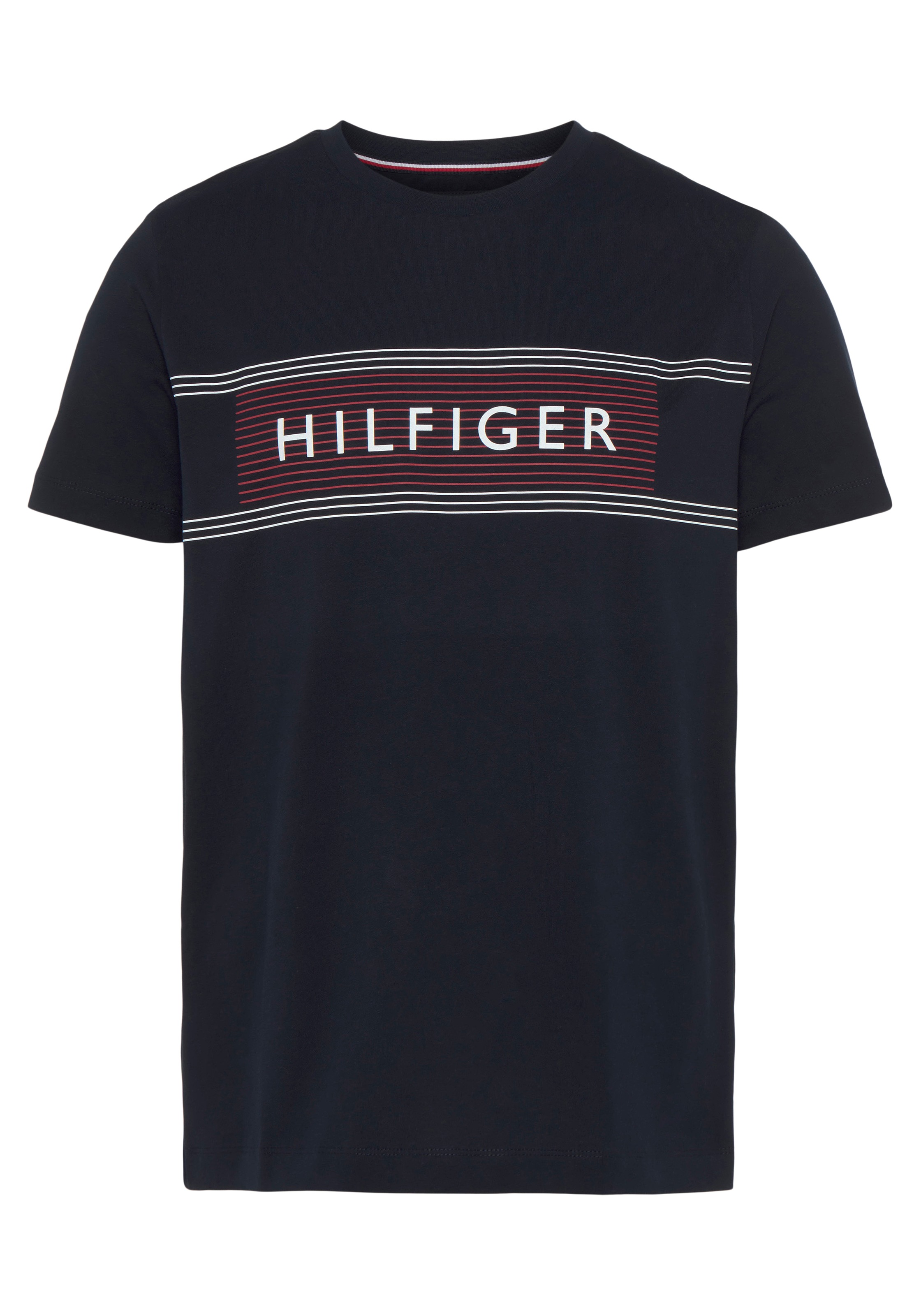 Tommy Hilfiger Rundhalsshirt »BRAND LOVE CHEST TEE«, mit TH-Stickerei am Ärmel kaufen
