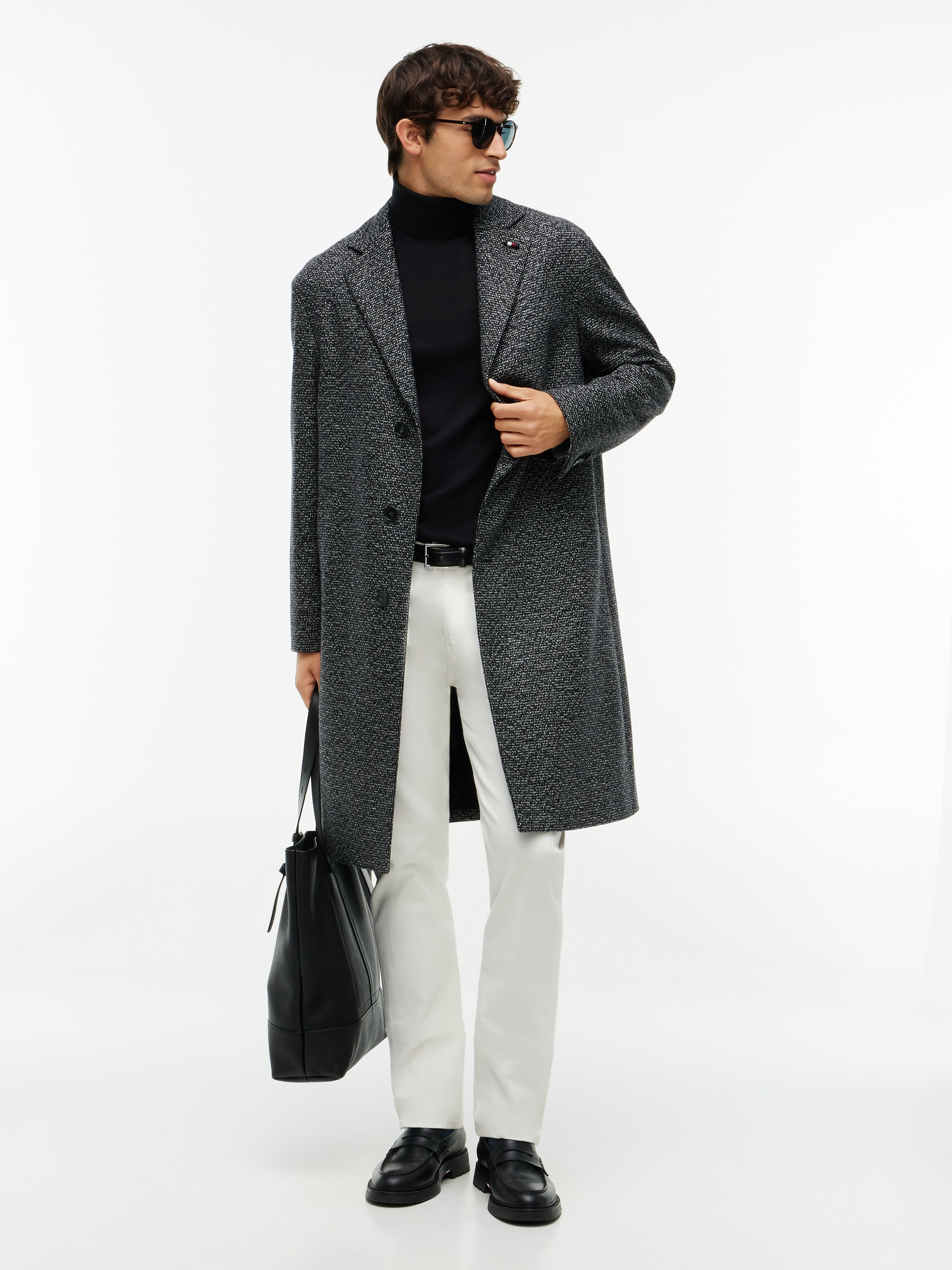 Tommy Hilfiger 1100000002199 »NY MERINO ROLL NECK« aus reiner Wolle