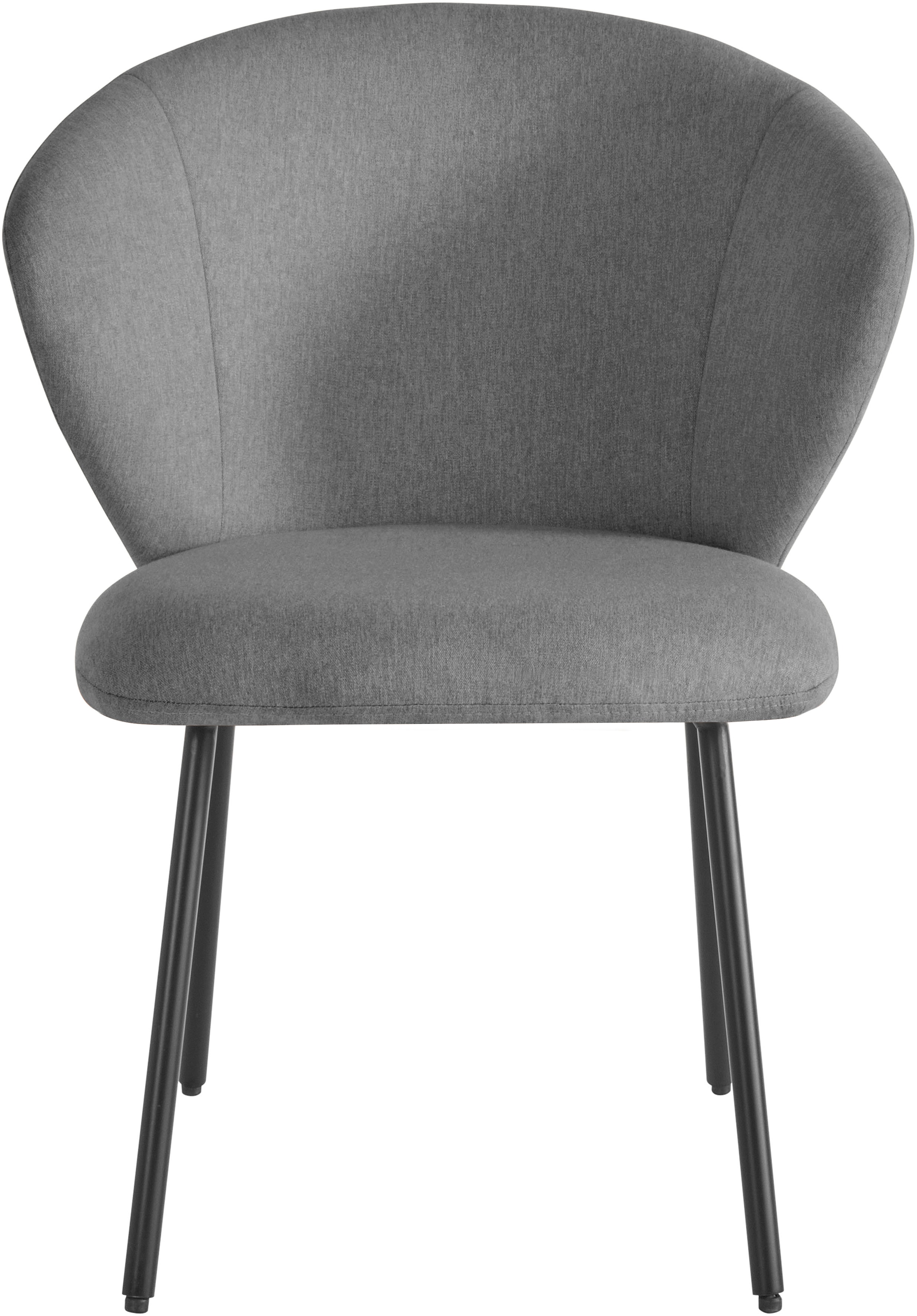 LeGer Home by Lena Gercke Esszimmerstuhl »Galilea« (Set) 2 Stk.mit elegantem Strukturstoffbezug und stabilem Metallfuß