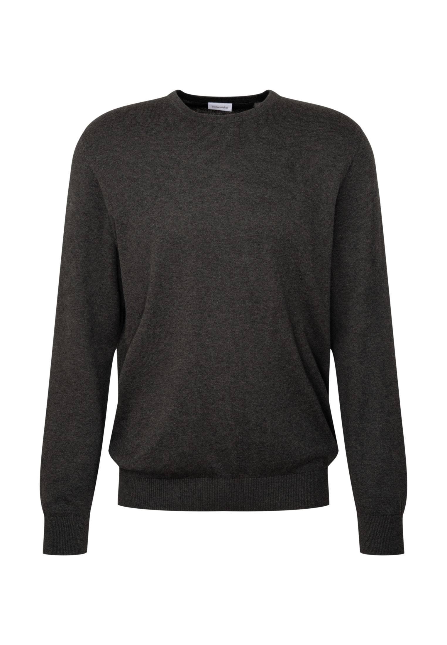 seidensticker Strickpullover »Schwarze Rose« 1/1 Rundhals Uni
