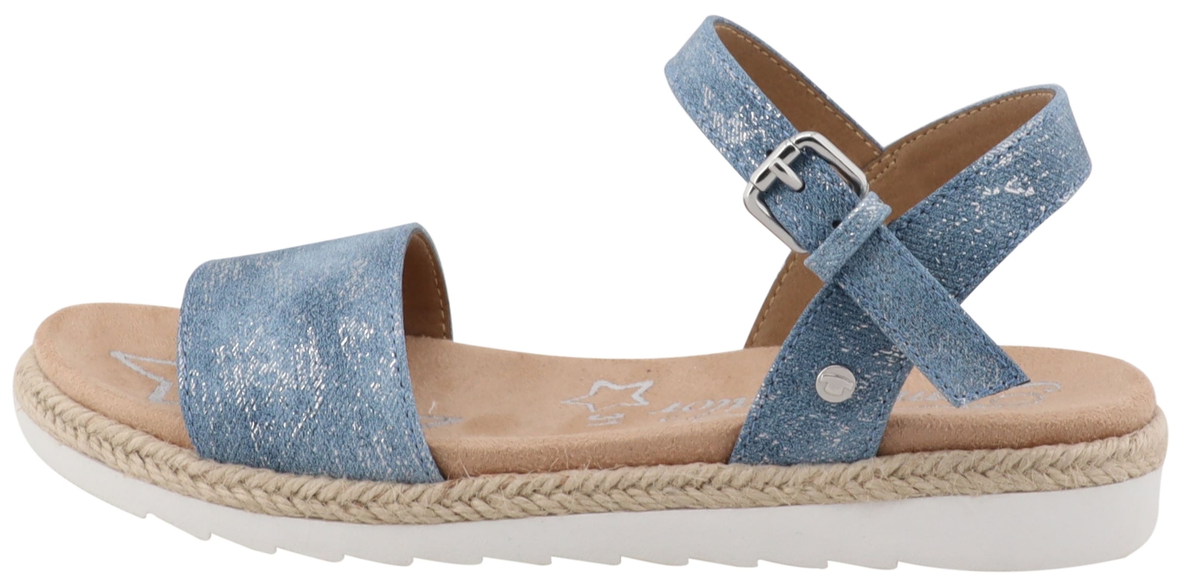 TOM TAILOR Sandale »Resa«  Sommerschuh, Sandalette, Kinderschuh mit Glitzerdetails