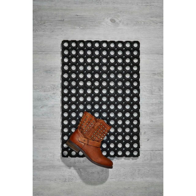 Andiamo Fußmatte »Gummi Ringmatte«, rechteckig, Schmutzfangmatte, In- und Outdoor  geeignet, besonders robust