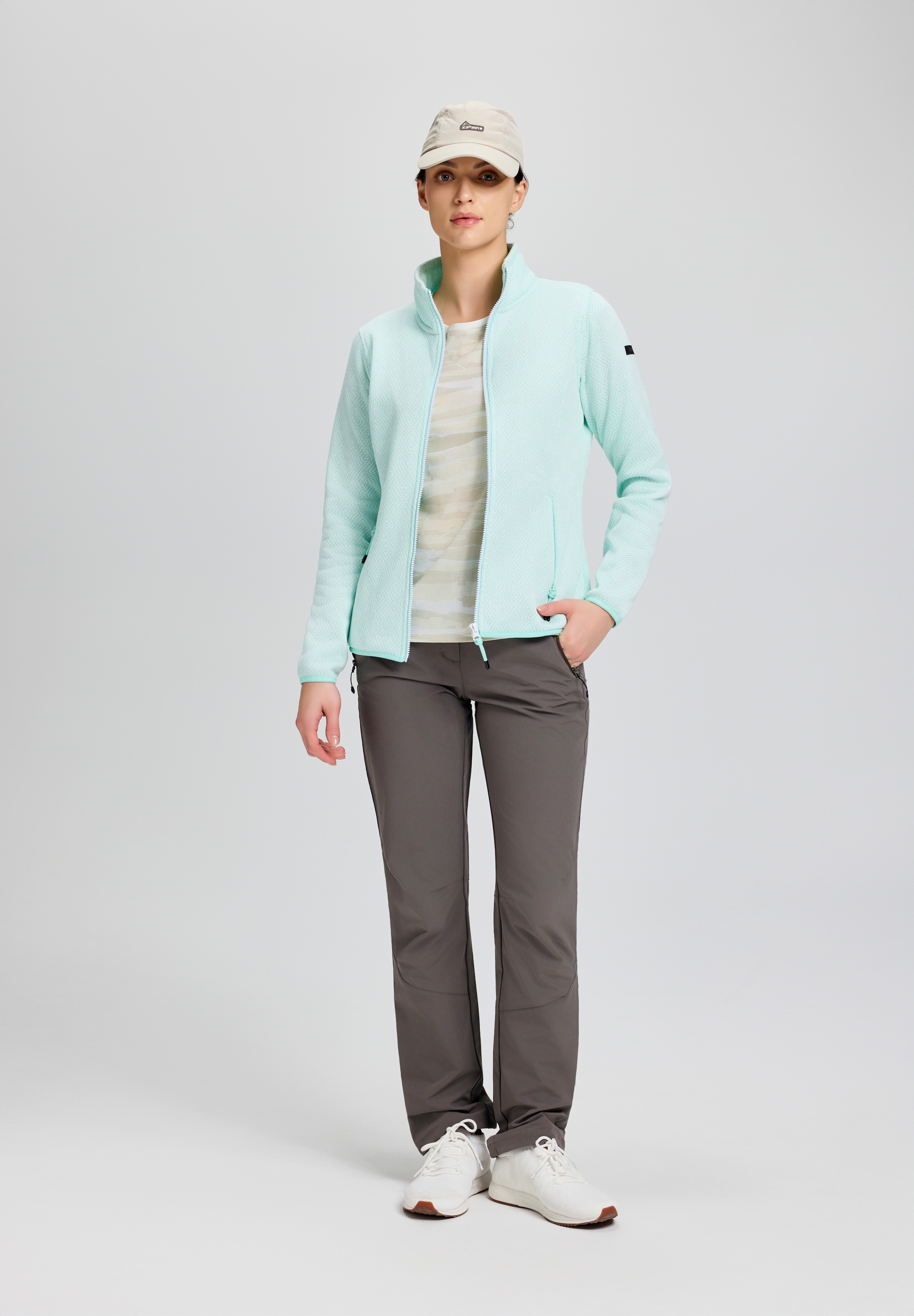Icepeak Fleecejacke »AIKES« schnell trocknendes Material, aus Polyester