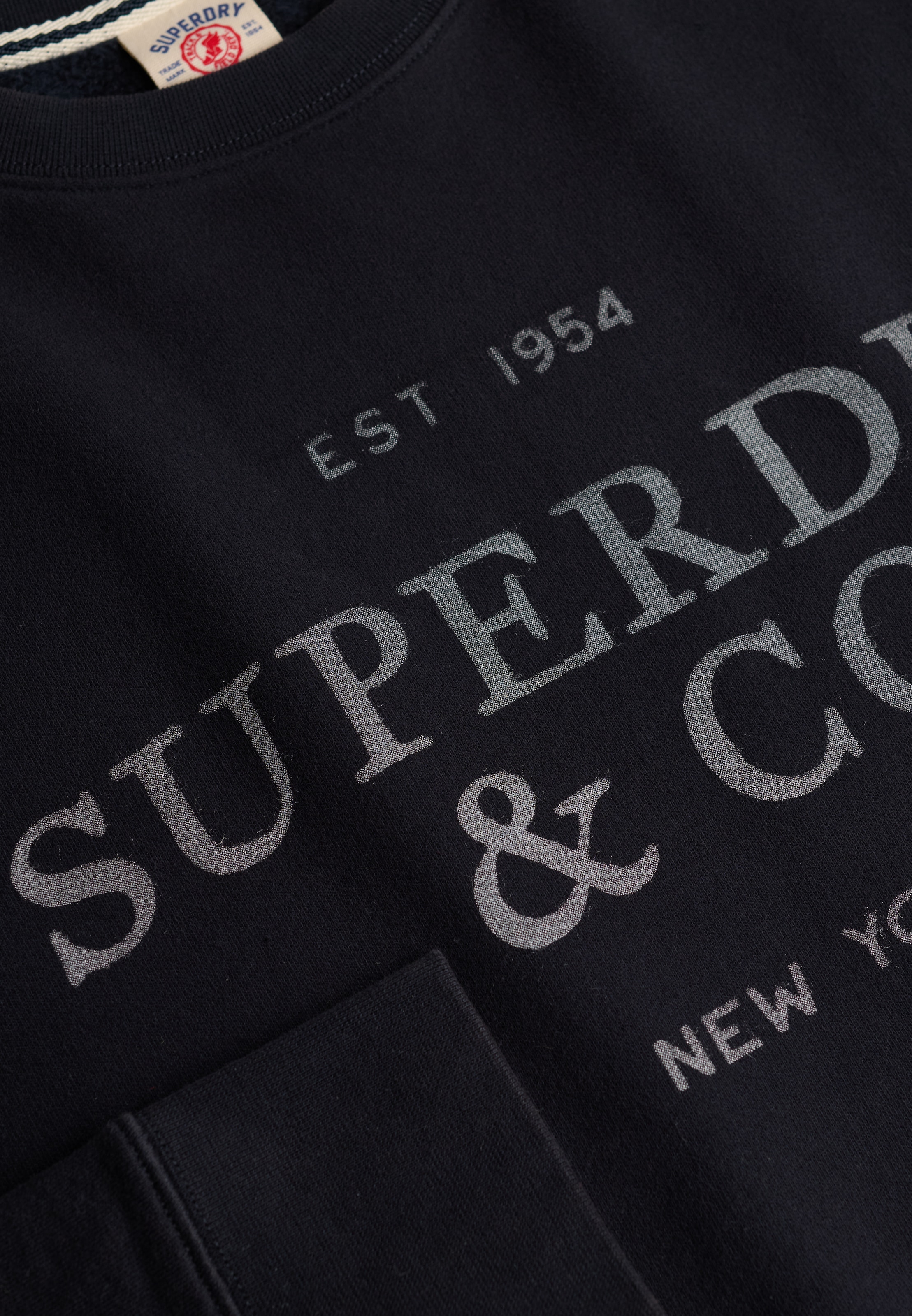 Superdry Sweatshirt »1954 COMPANY RELAXED SWEAT«, Baumwollmischung, relaxed fit
