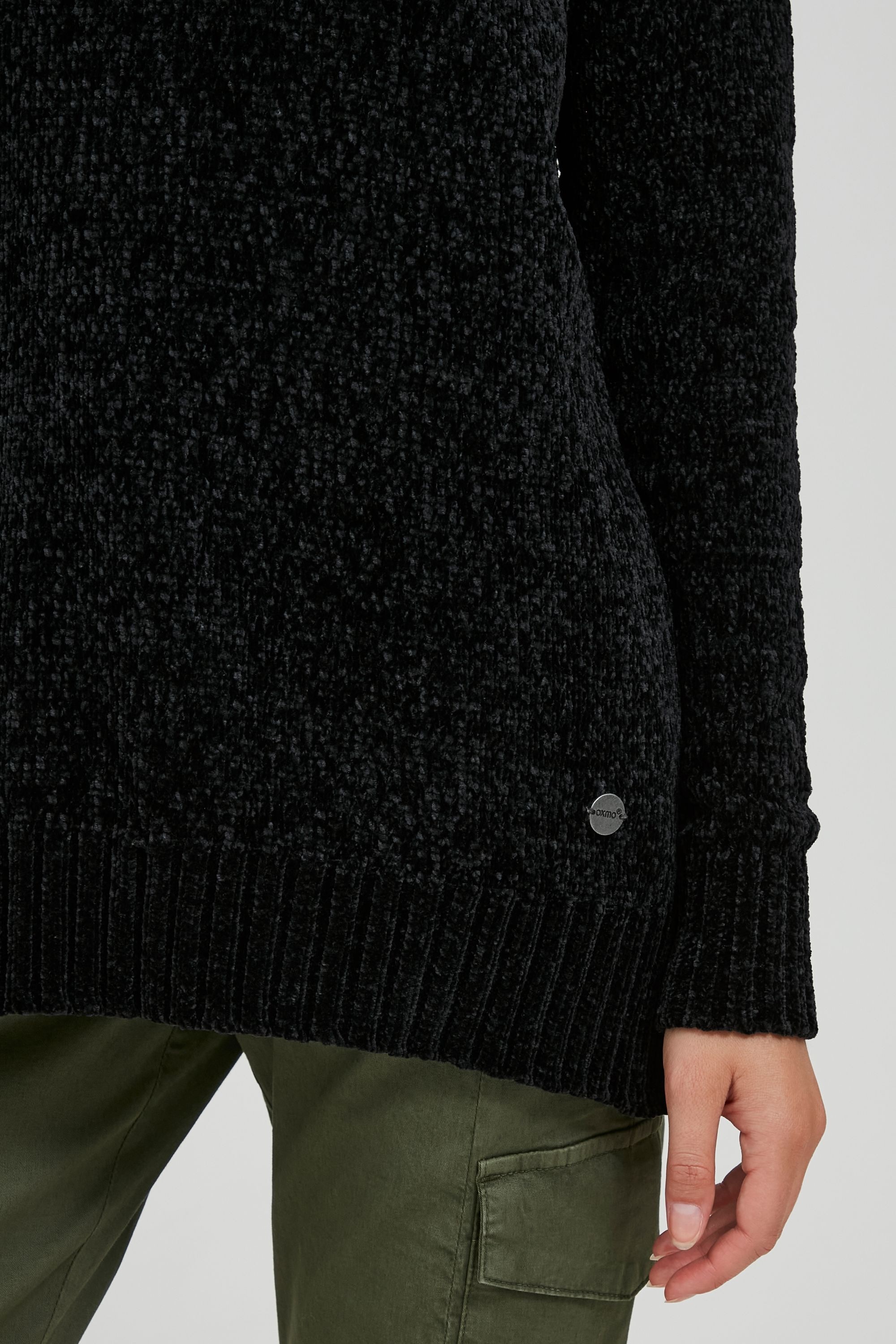 OXMO Strickfleece-Pullover »Strickpullover OXElvina«