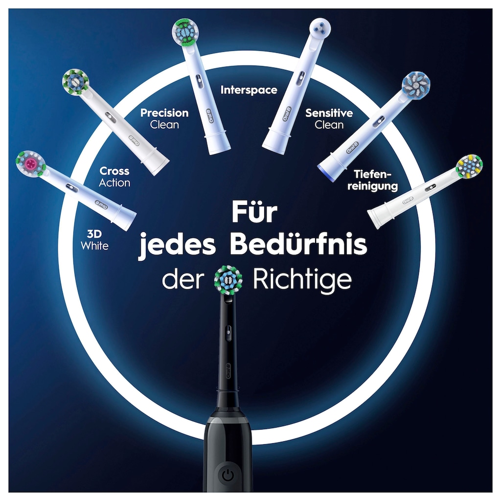 Oral-B Elektrische Zahnbürste »Pro 3 3500«, 2 St. Aufsteckbürsten