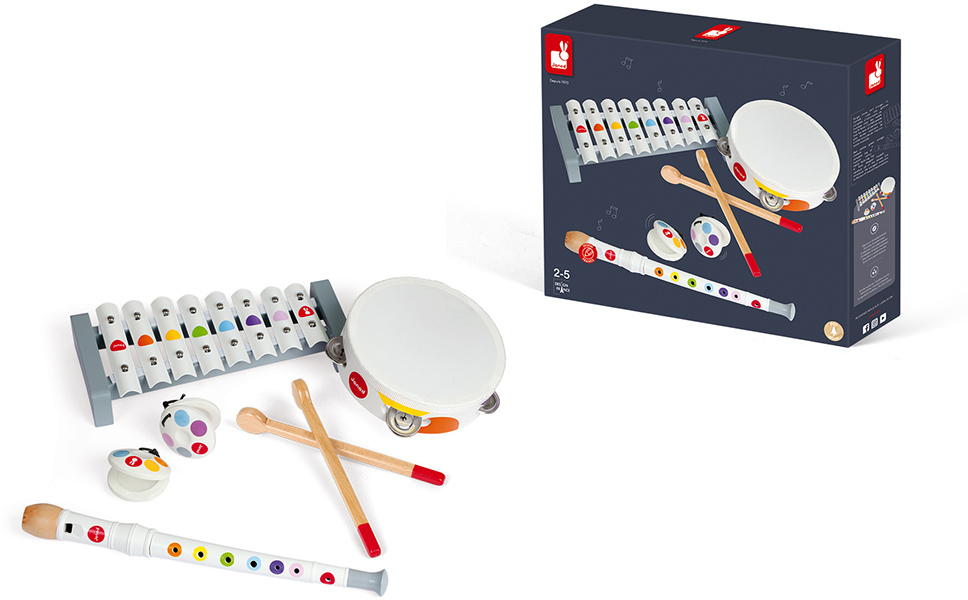 Spielzeug-Musikinstrument »Konfetti«, (Set, 4 tlg.)