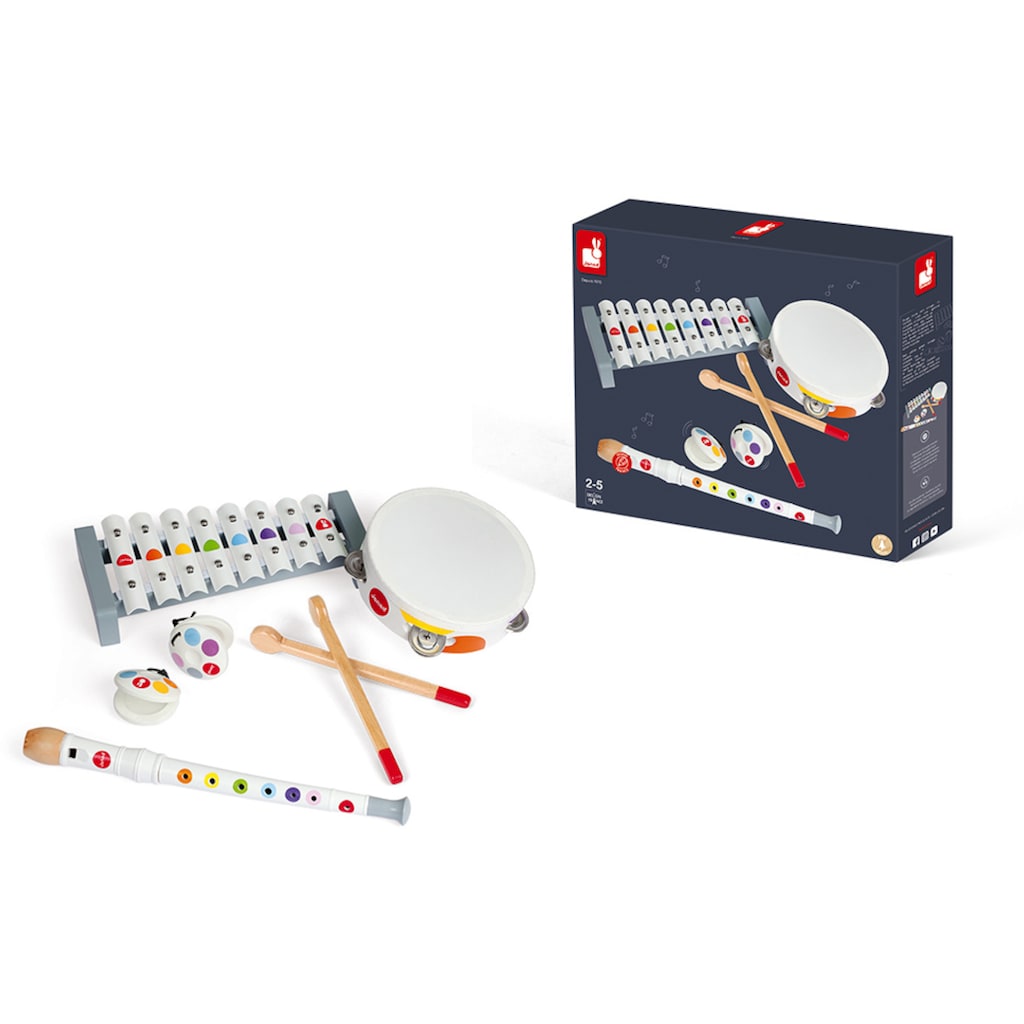 Janod Spielzeug-Musikinstrument »Konfetti«, (Set, 4 tlg.)