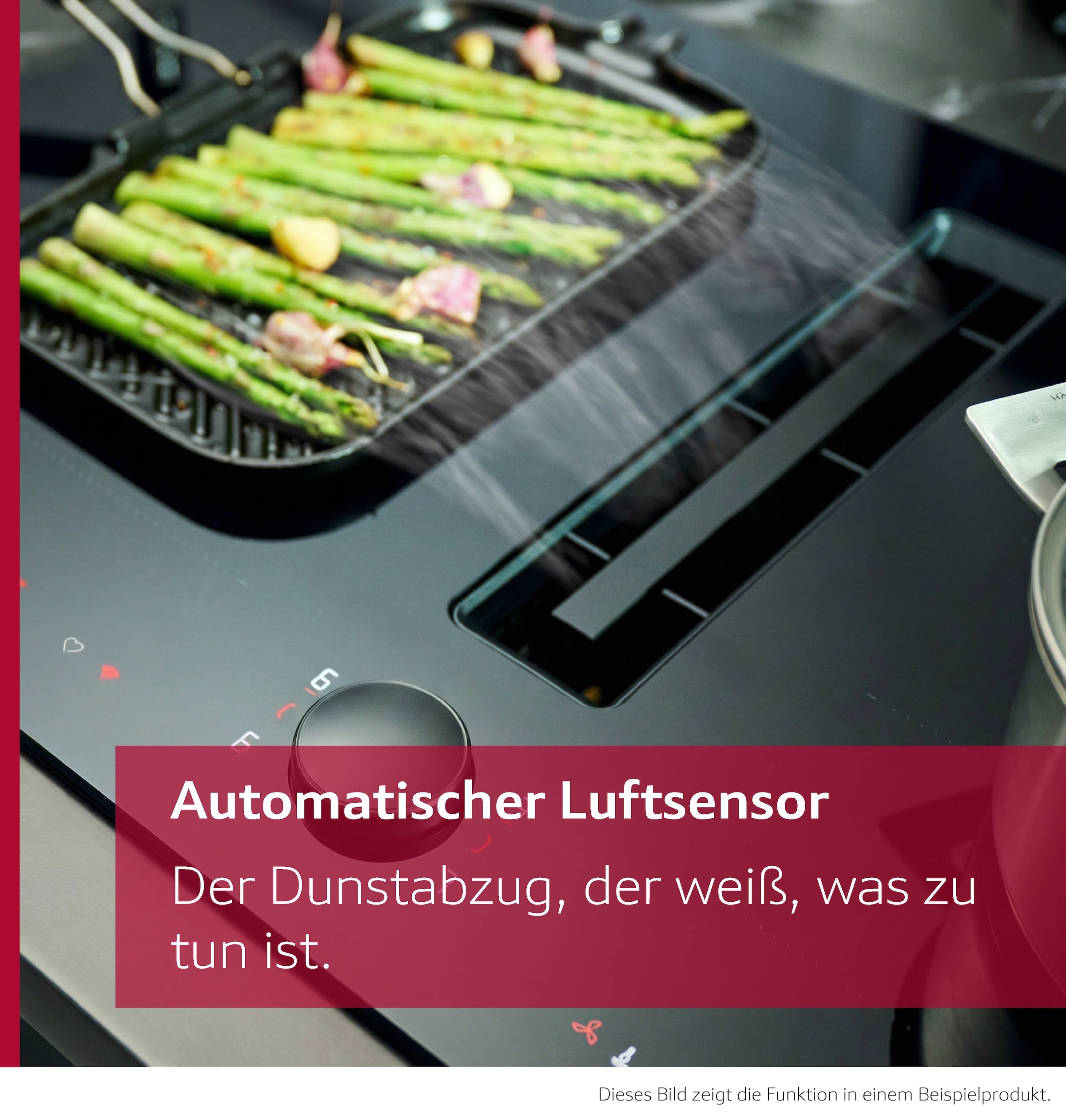 NEFF Kochfeld mit Dunstabzug »V68FUX4L0« Präzise und bequeme Steuerung mit Twist Pad® und intuitive Flexzonen