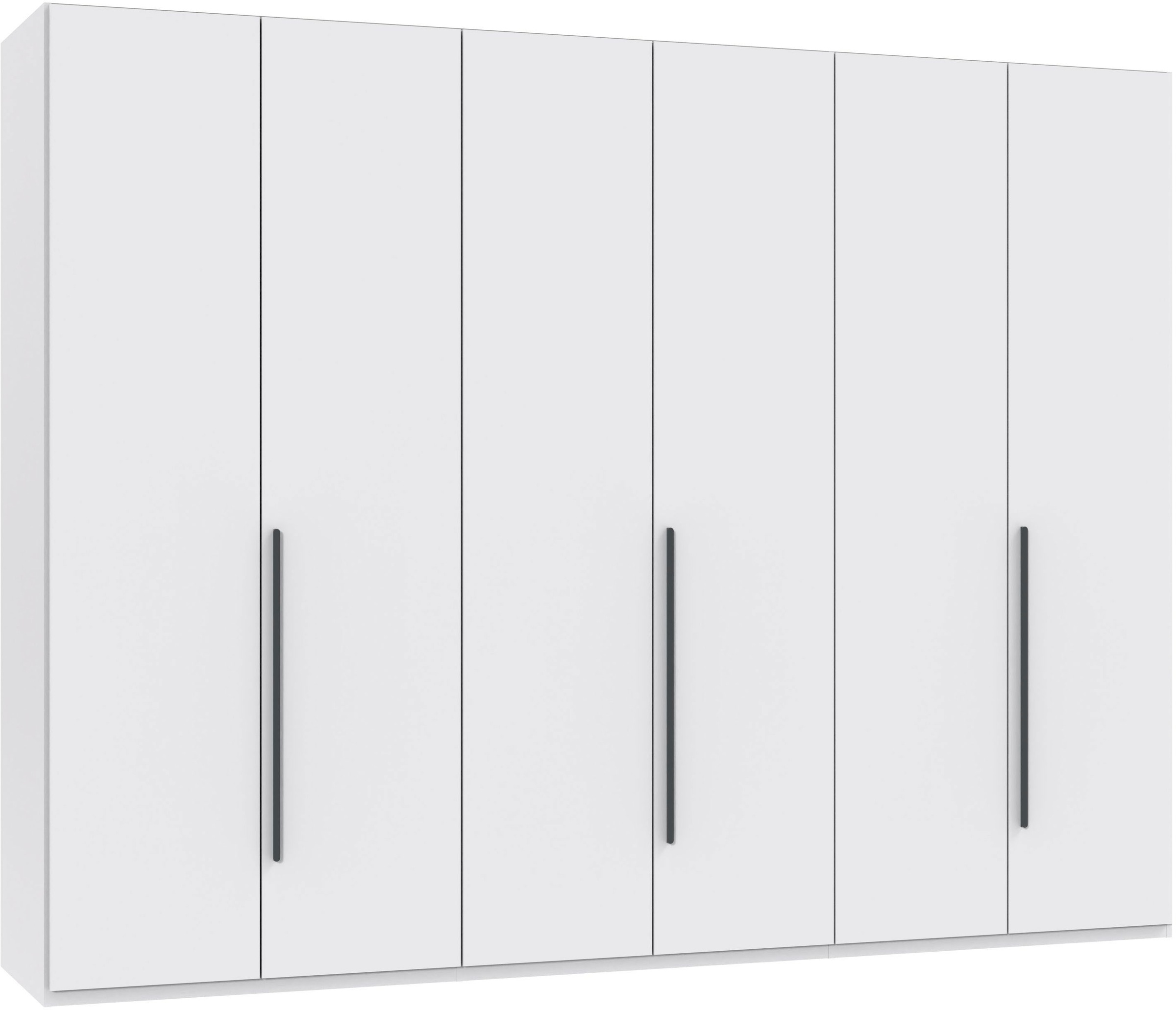 Wimex Drehtürenschrank "Kleiderschrank London, in den Breiten 180cm, 225cm oder 270cm" mit verschiedenen Griffen in goldfarben, silberfarben oder schwarz, wahlweise mit Basic- oder Premium-Ausstattung erhältlich