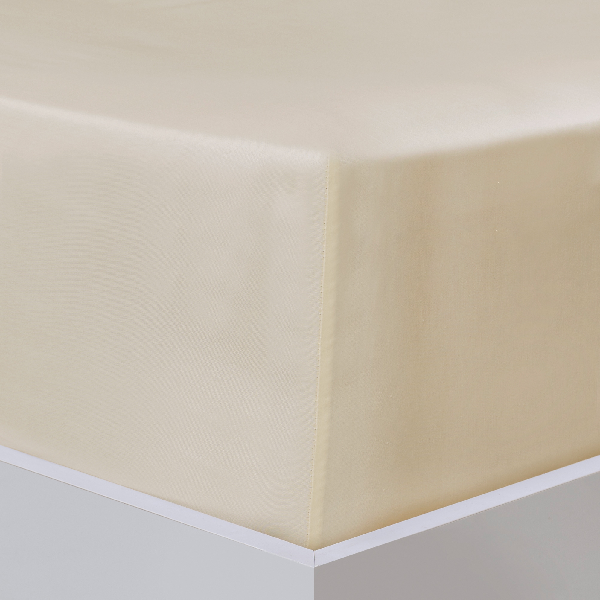 Florella Bettlaken »Edel Satin Spannbetttuch, 100% Baumwolle, Rundumgummi«