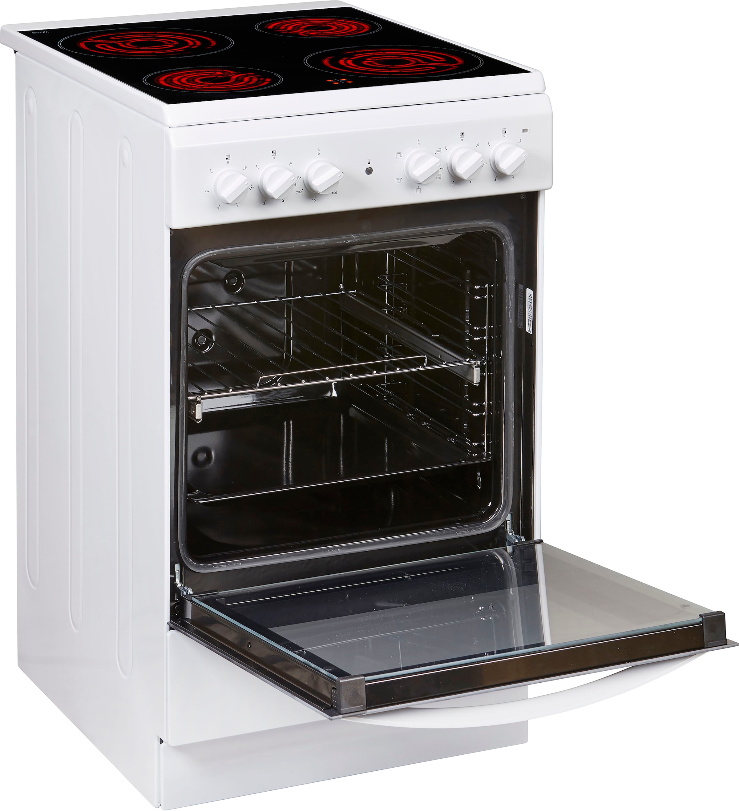 BAUKNECHT Elektro-Standherd »BS5V4KHW/DE«, mit Backauszug, Hydrolyse
