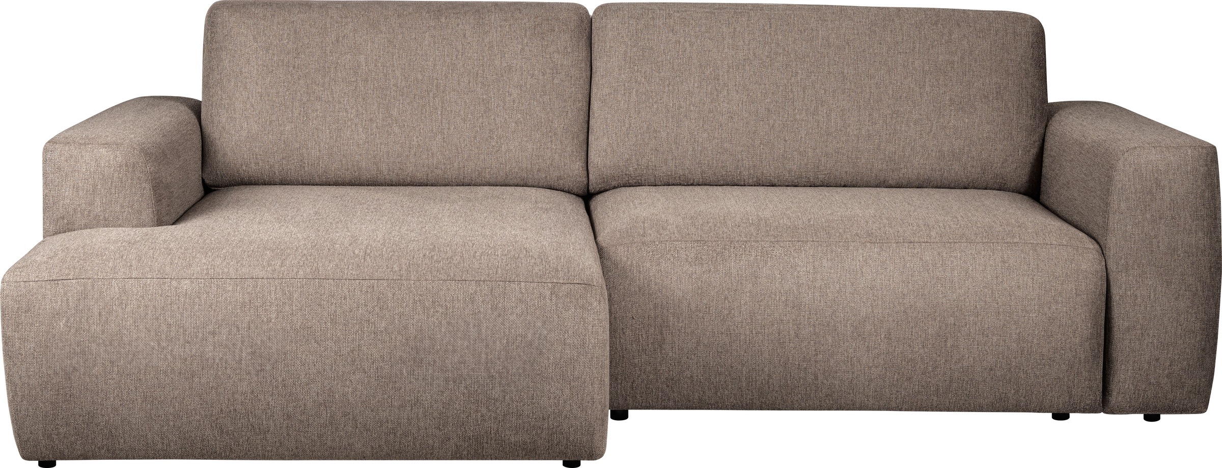 Home affaire Schlafsofa »Noord Schlafecksofa, Breite 250 cm« Cord, Struktur, Webstoff, mit Wellenunterfederung, Massivholzrahmen