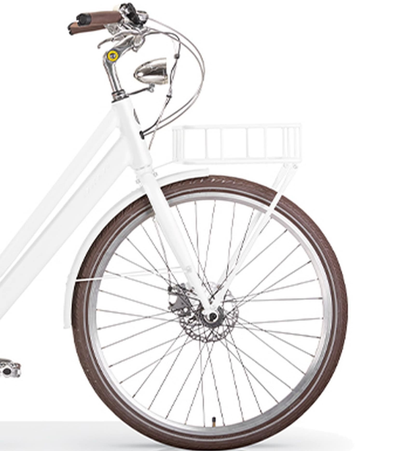 MBM E-Bike »Elektro-Citybike LA RUE 2.0, matt chalk«