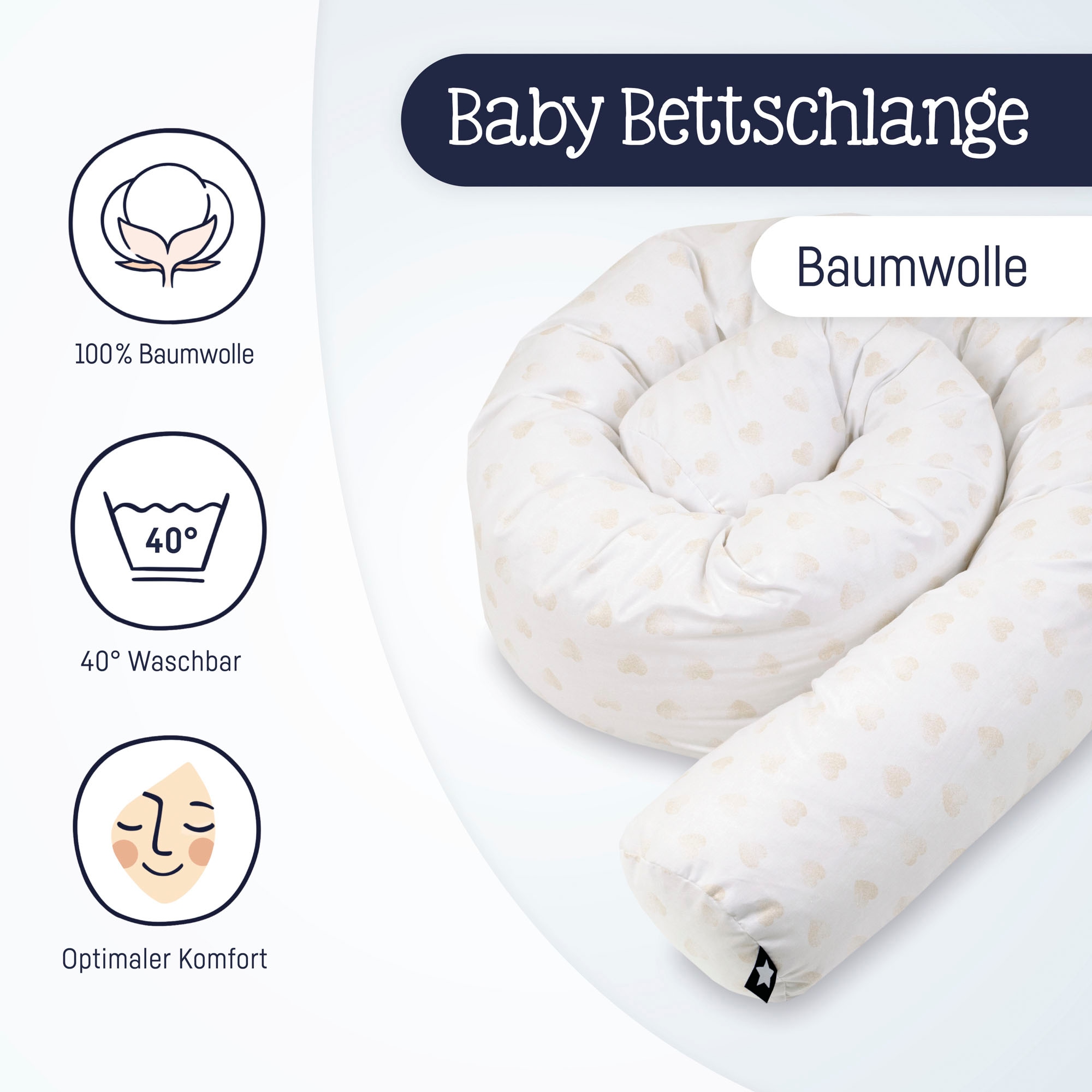 Julius Zöllner Nestchenschlange »Schlummerherzen« Made in Germany