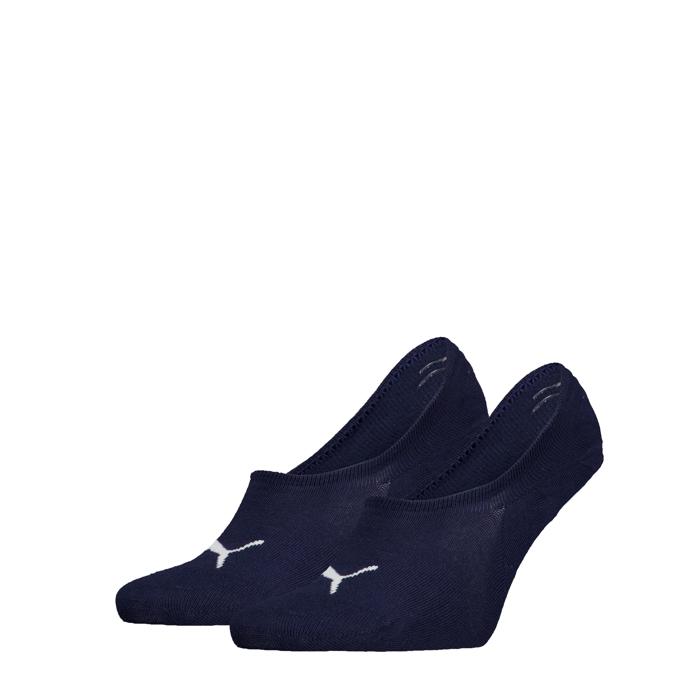 PUMA Füßlinge »PUMA UNISEX HIGH CUT FOOTIE 2P« 2 Paar,  No-Show-Socks, Silikon in der Ferse für optimalen Halt