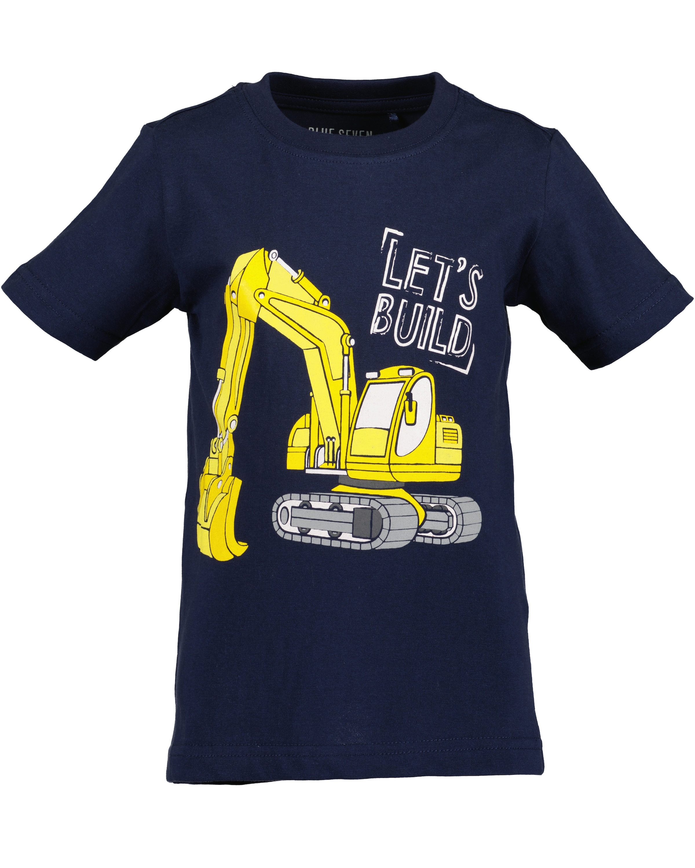 Blue Seven Kurzarmshirt, (Packung, 2 tlg.), mit coolen Bauarbeiter-Motiven