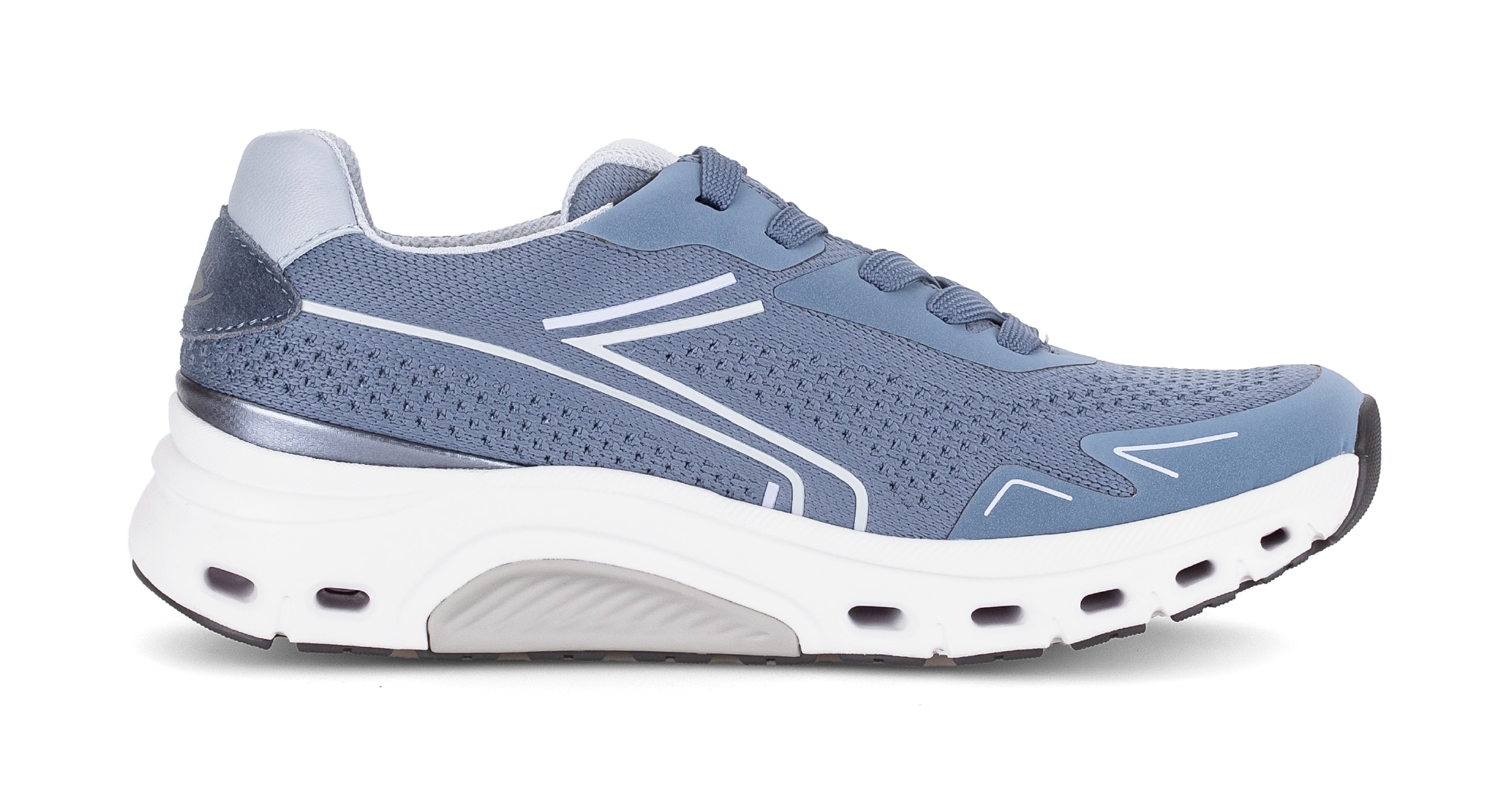 rollingsoft Plateausneaker  , Freizeitschuh, Halbschuh, Schnürer mit Reflektor-Besätzen, G-Weite