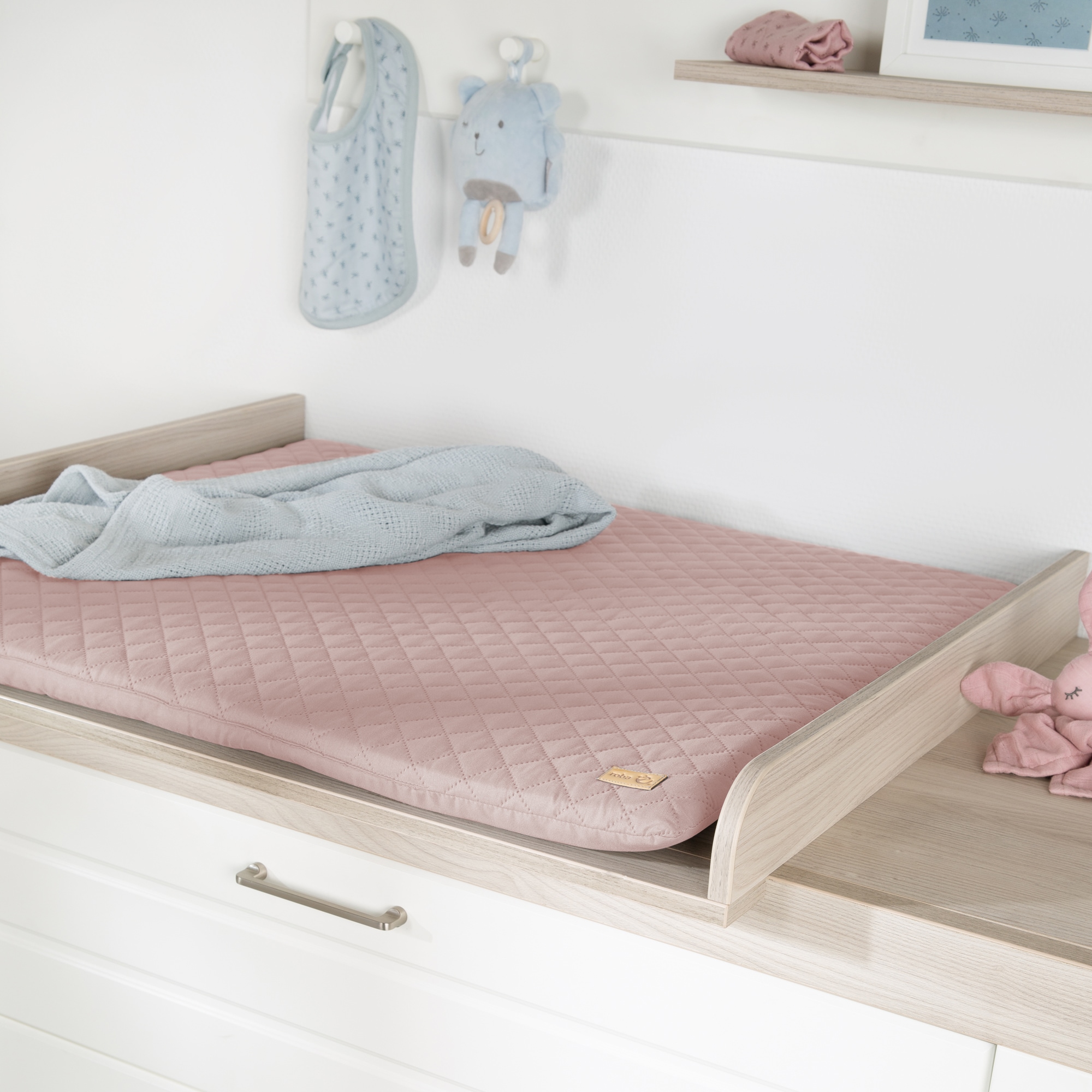 roba® Wickelauflage »Soft, Style, mauve«