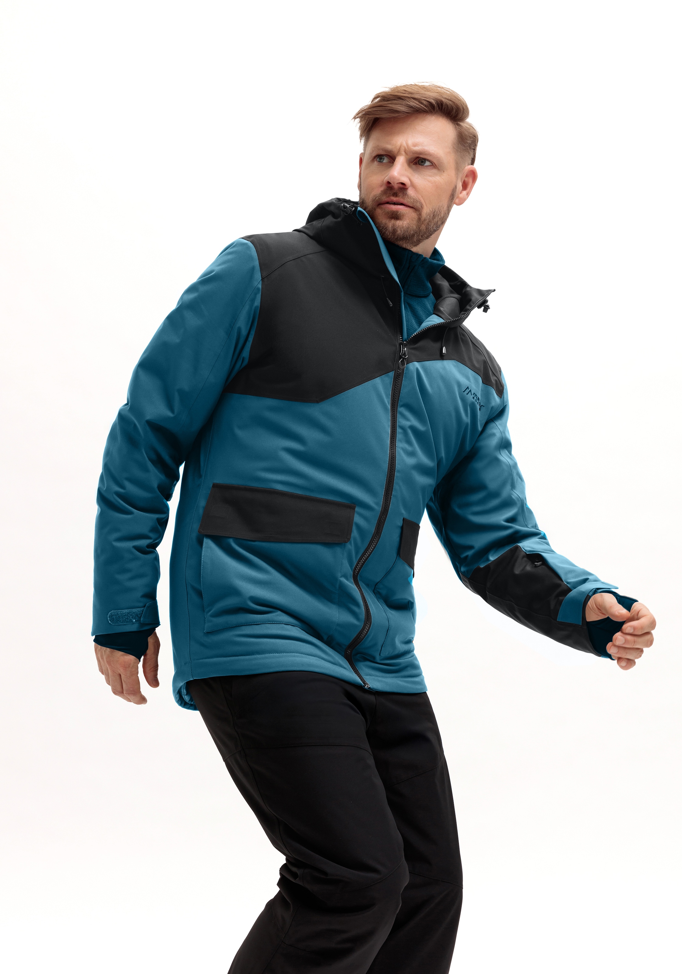 Maier Sports Skijacke »Ovindoli M« Herren Winterjacke wattiert u. wasserdicht