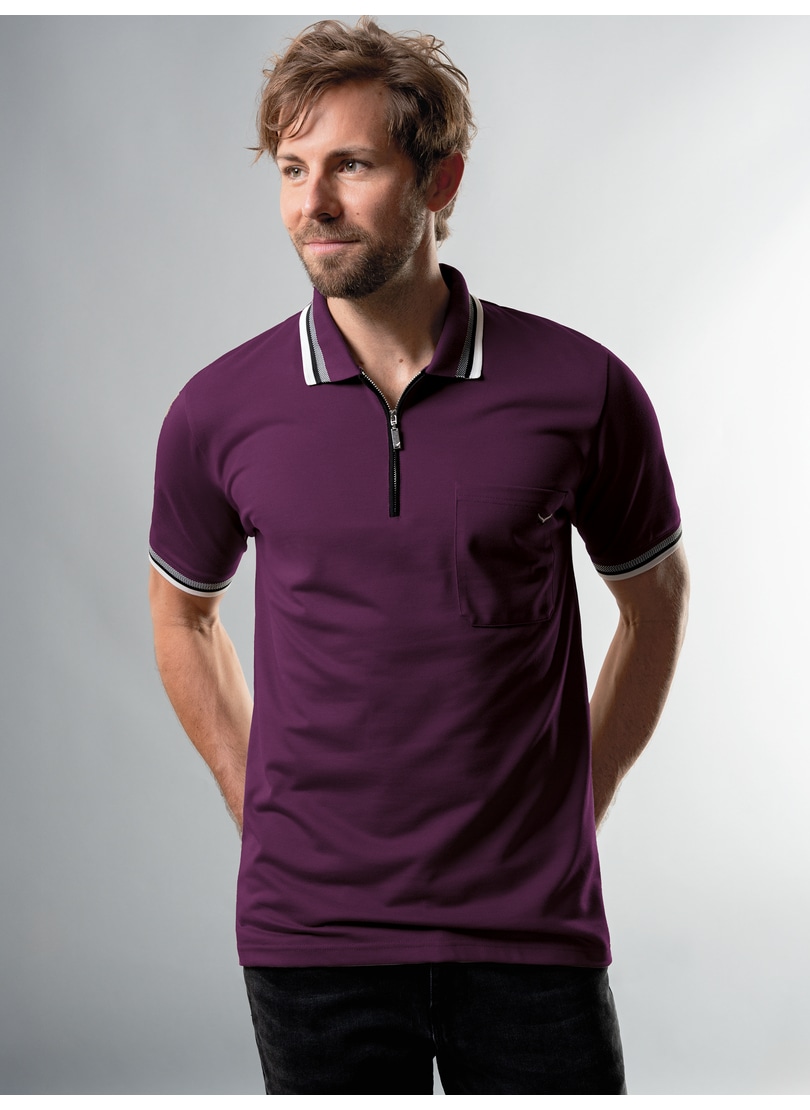 Trigema Poloshirt »TRIGEMA Poloshirt mit Reißverschluss«, (1 tlg.)