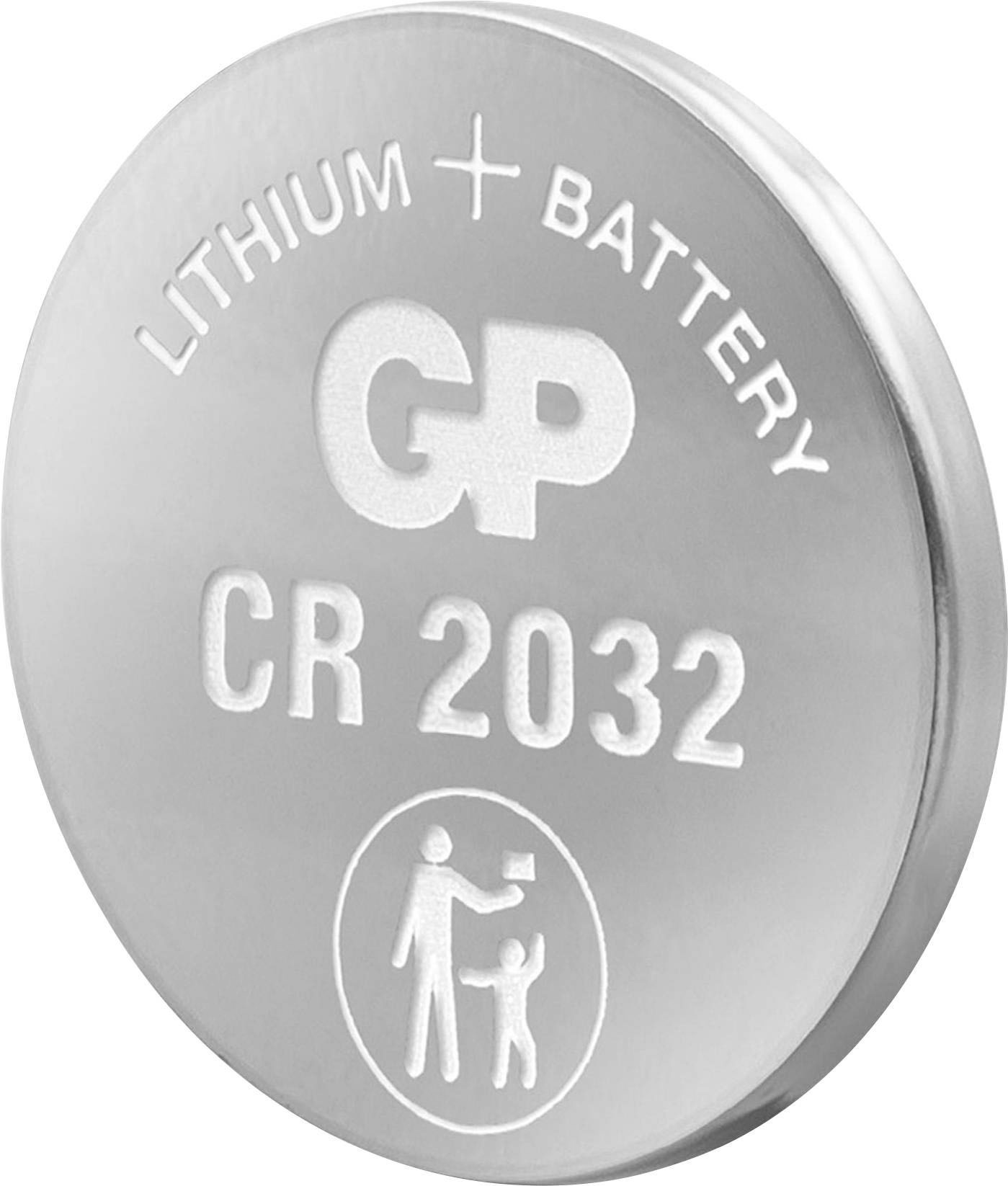 GP Batteries Knopfzelle »8 Stck CR2032 GP Lithium 3V«, 3 V, (Set, 8 St.)