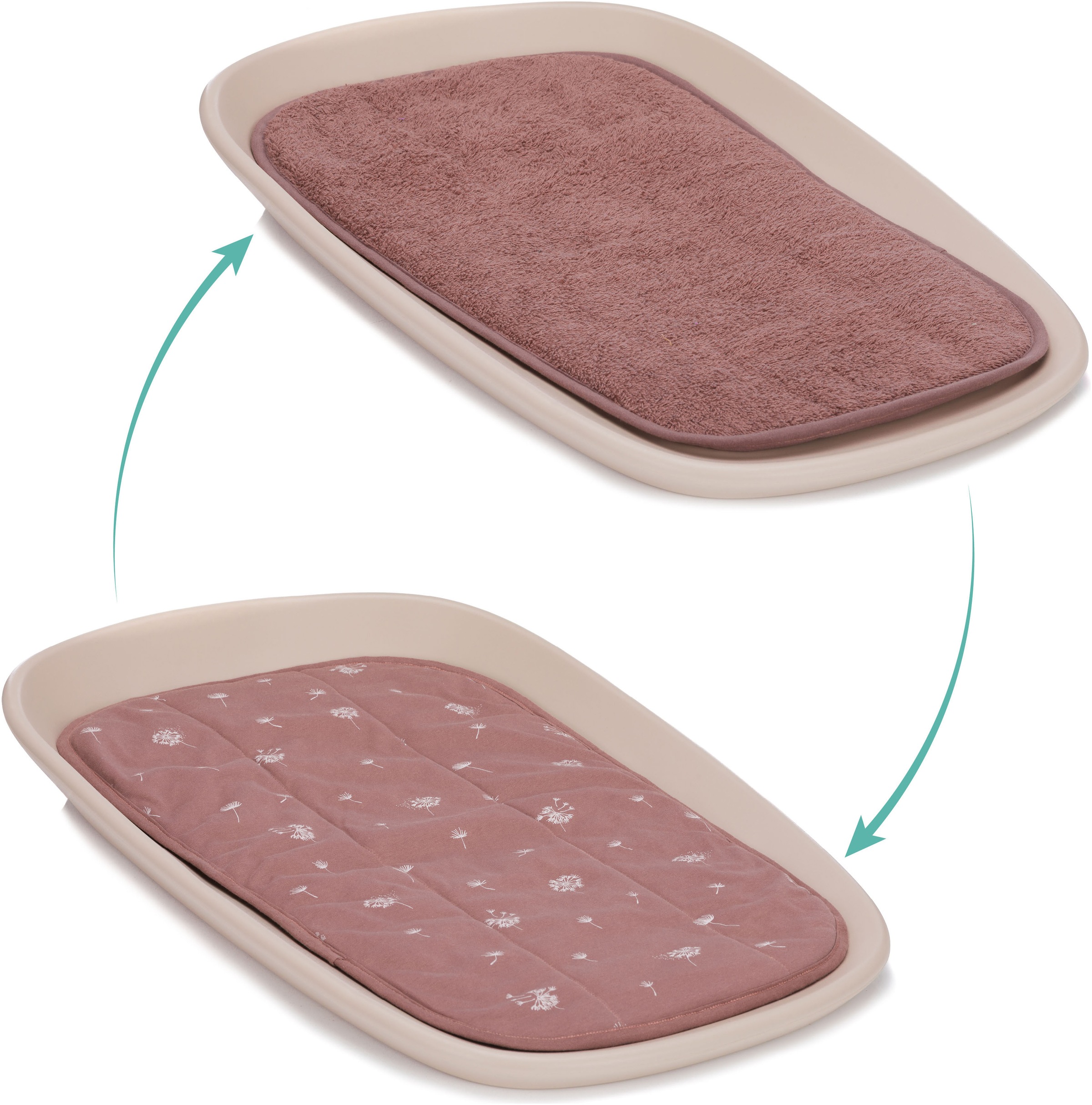 Fillikid Wickelauflage für Wickelmulde Soft Care