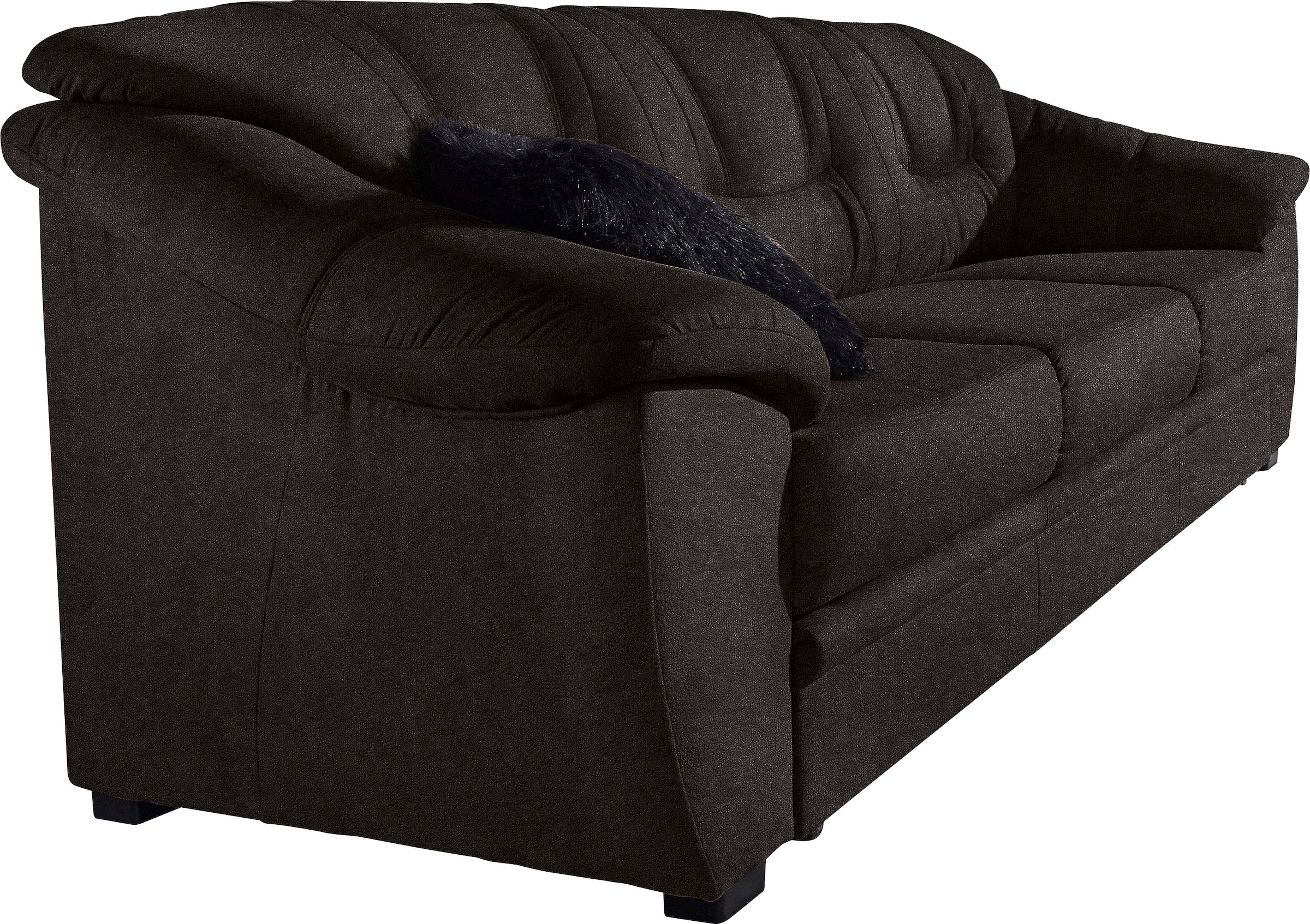 sit&more 3-Sitzer "Safira, B: 198 cm, Bettfunktion optional, Federkern-Polsterung" Komfortable Sitzhöhe 46 cm, Liegefläche 134 x 190 cm bei Bettfunktion