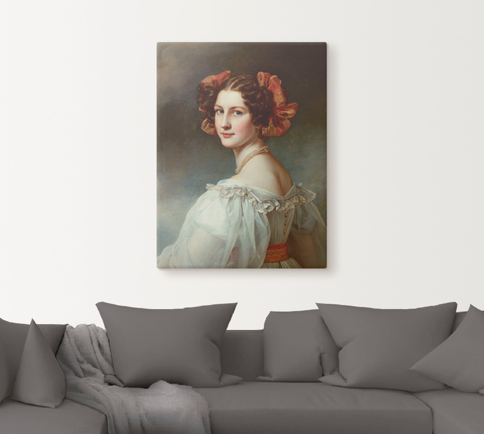 Artland Wandbild »Auguste Hilber, geb.Strobl«, Frau, (1 St.), als Leinwandbild, Wandaufkleber oder Poster in versch. Größen