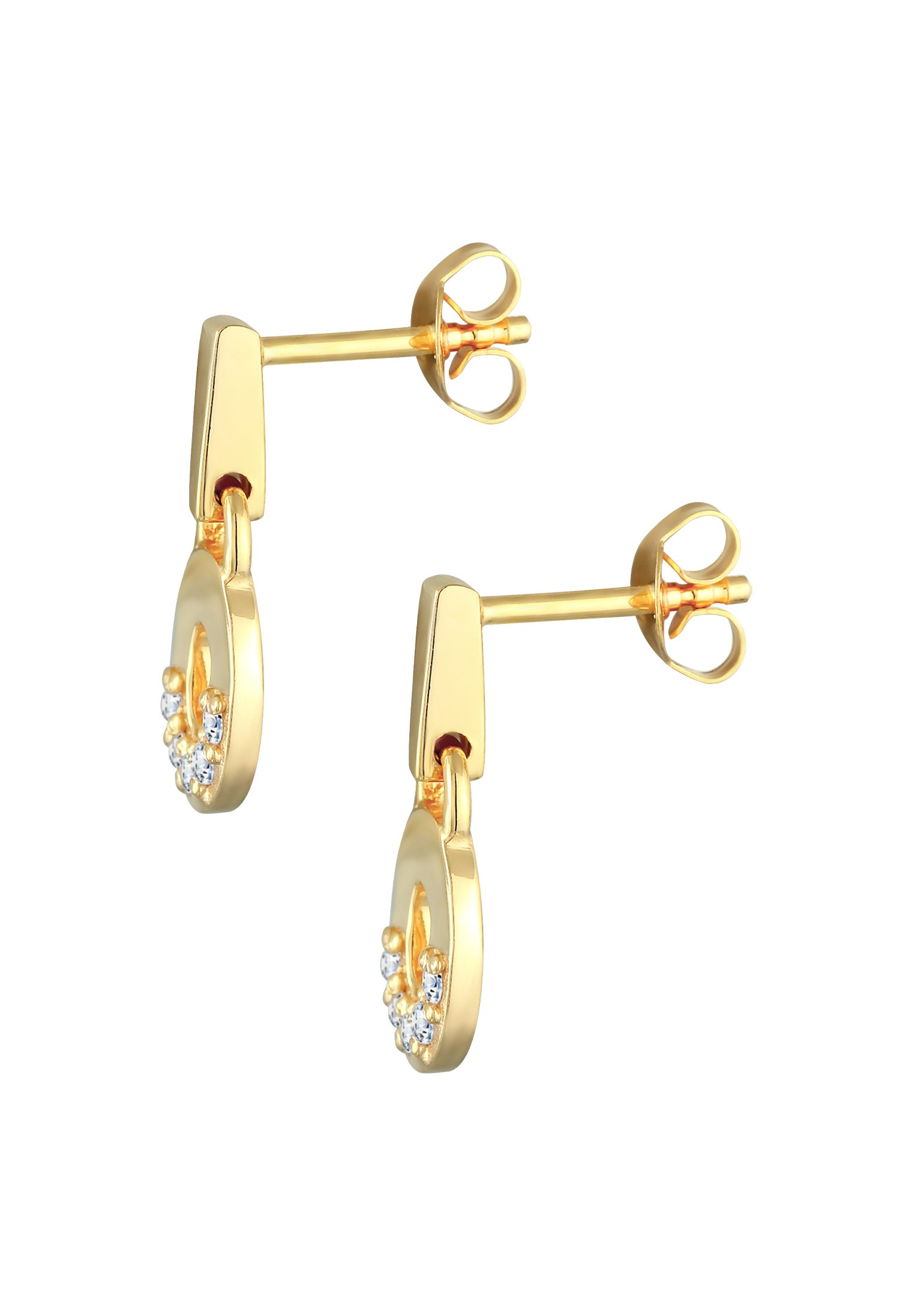 Elli DIAMONDS Paar Ohrstecker »Ohrringe Diamant Ohrhänger 925 Silber«