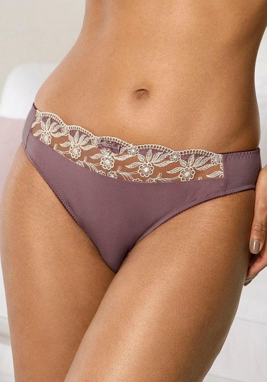 Nuance Slip, (Packung, 2 St.), mit schöner Stickereispitze