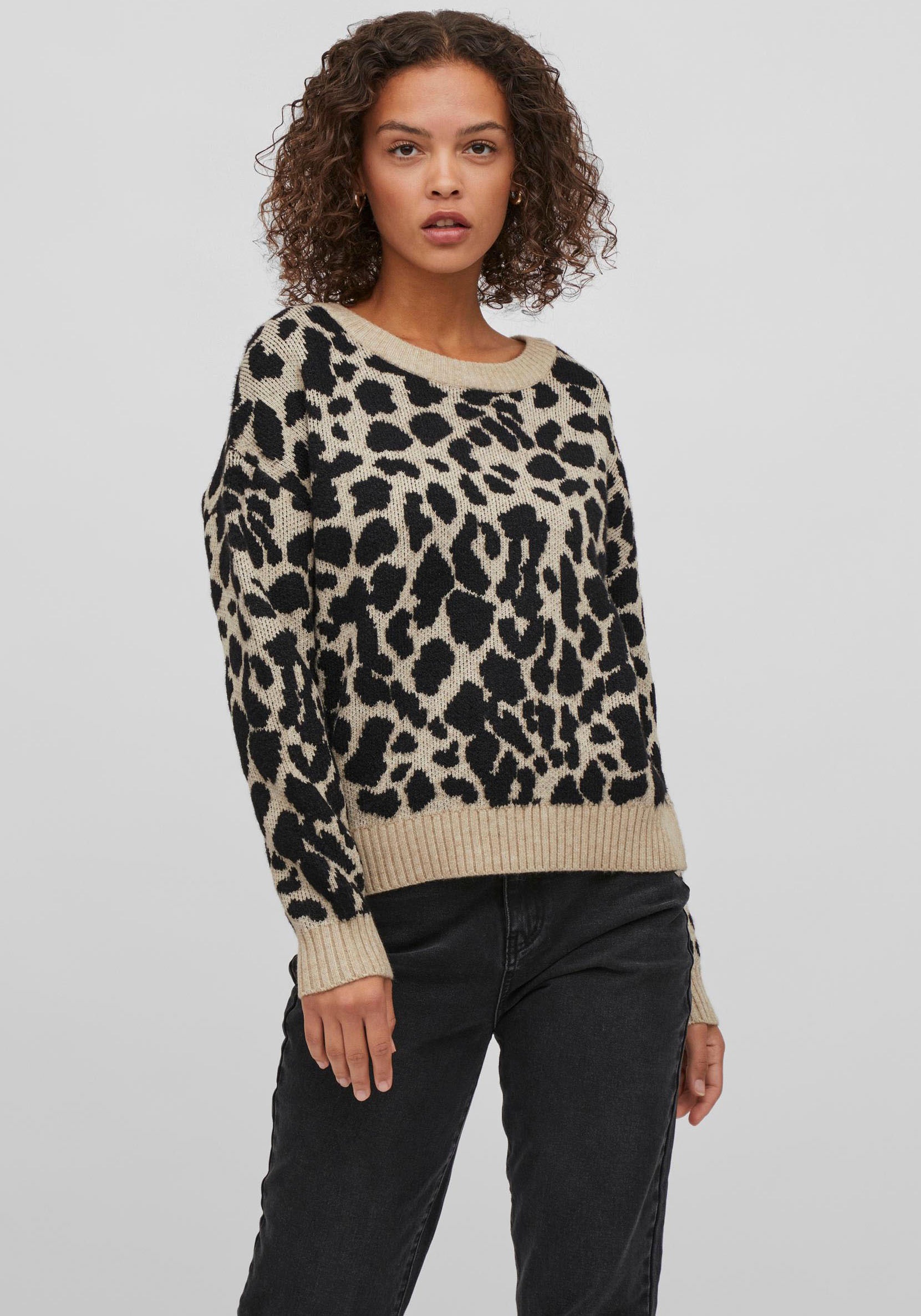 Vila Strickpullover »VIRIL FEAMIX«, mit Animal Print kaufen