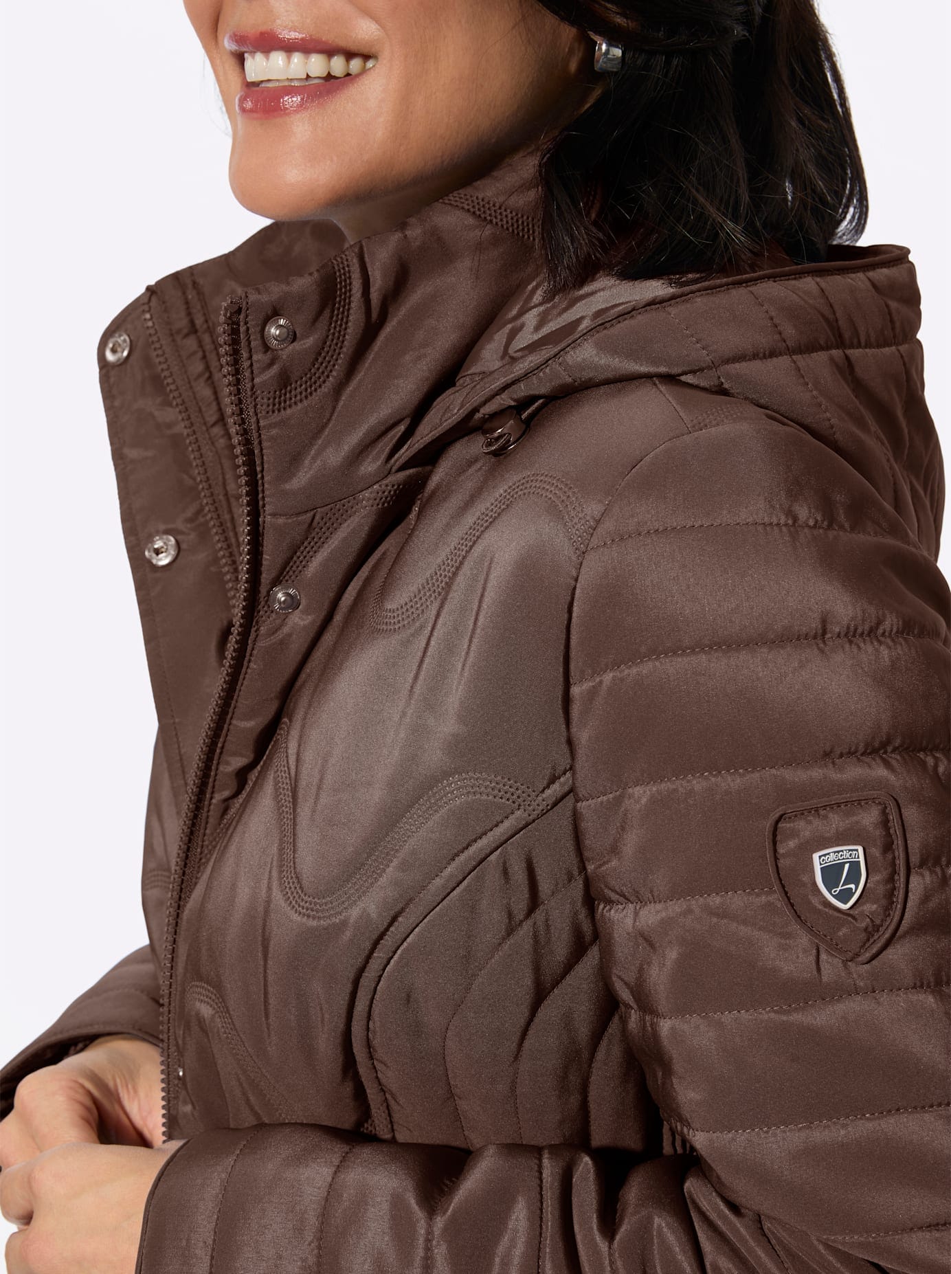 Casual Looks Steppjacke mit Kapuze