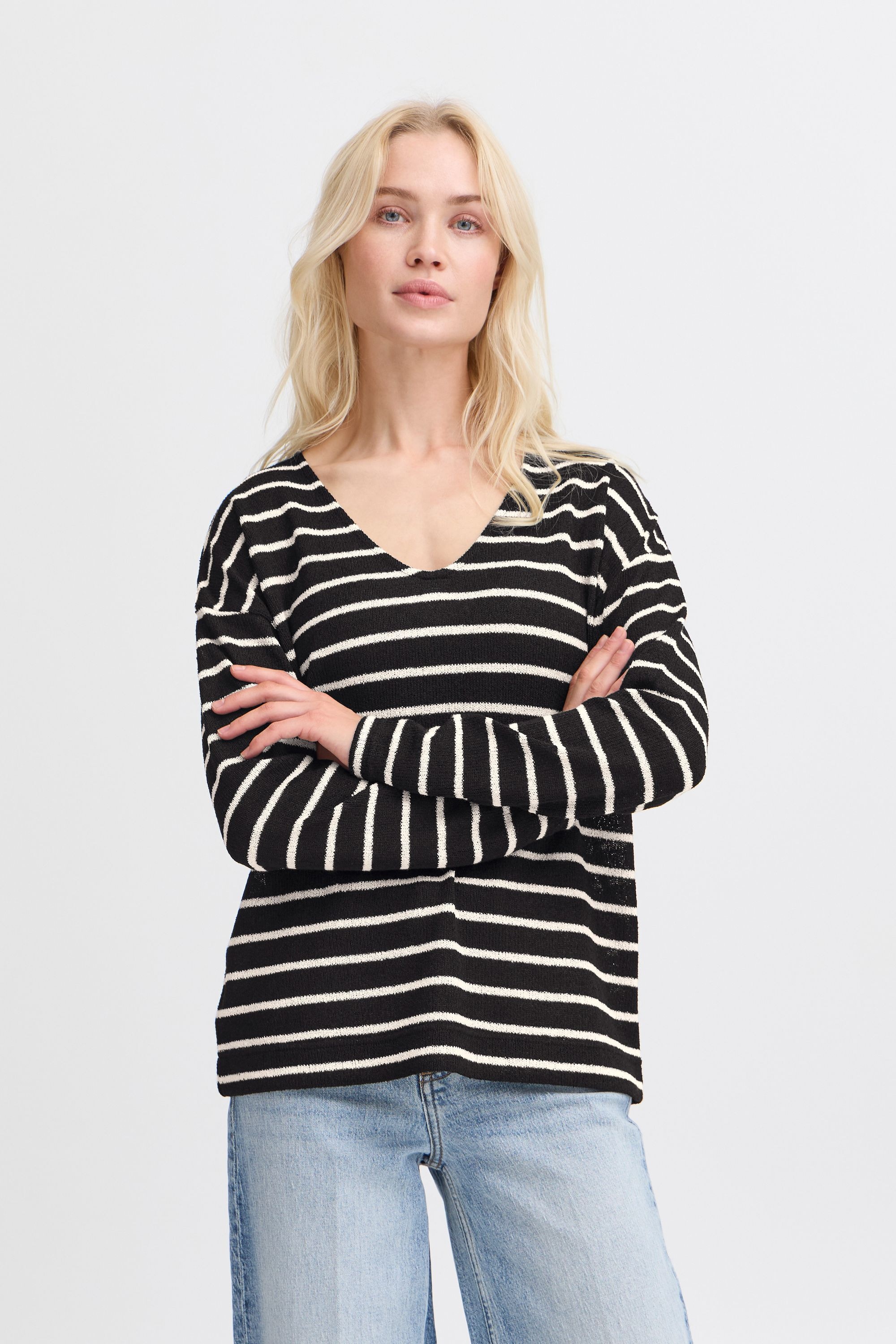 b.young Longpullover »Sweatshirt BYSIF STRIPE«
