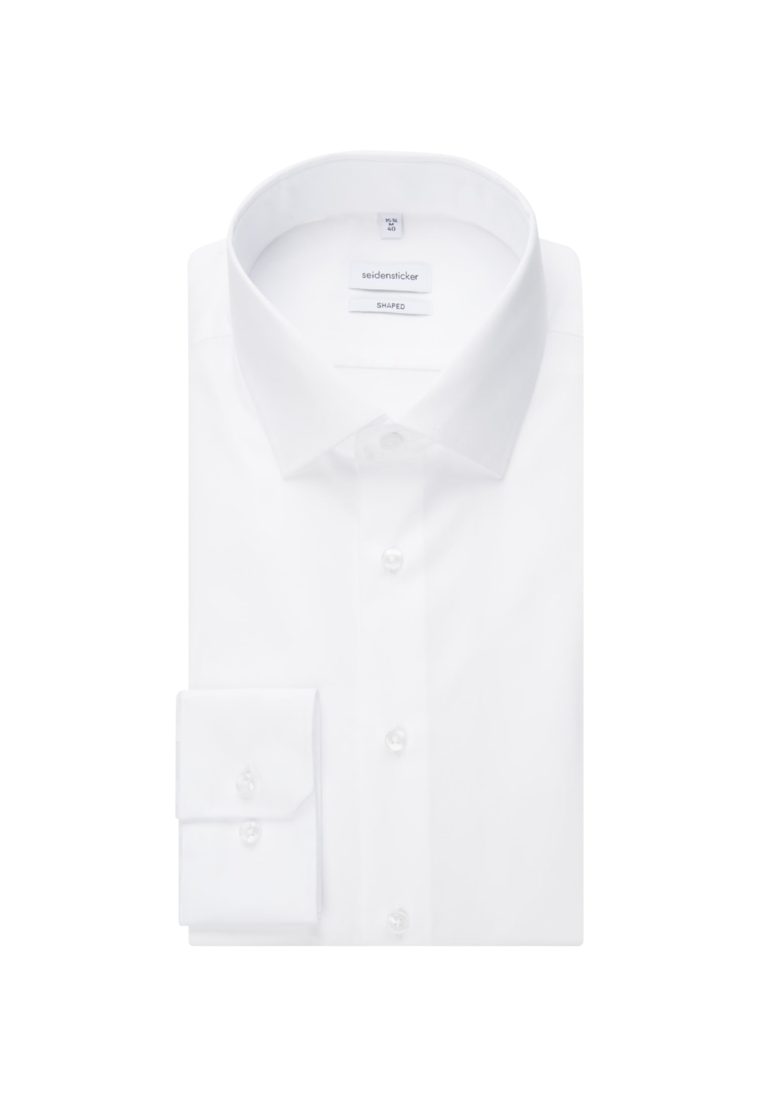 seidensticker Businesshemd »Shaped« Shaped Langarm Kentkragen Uni