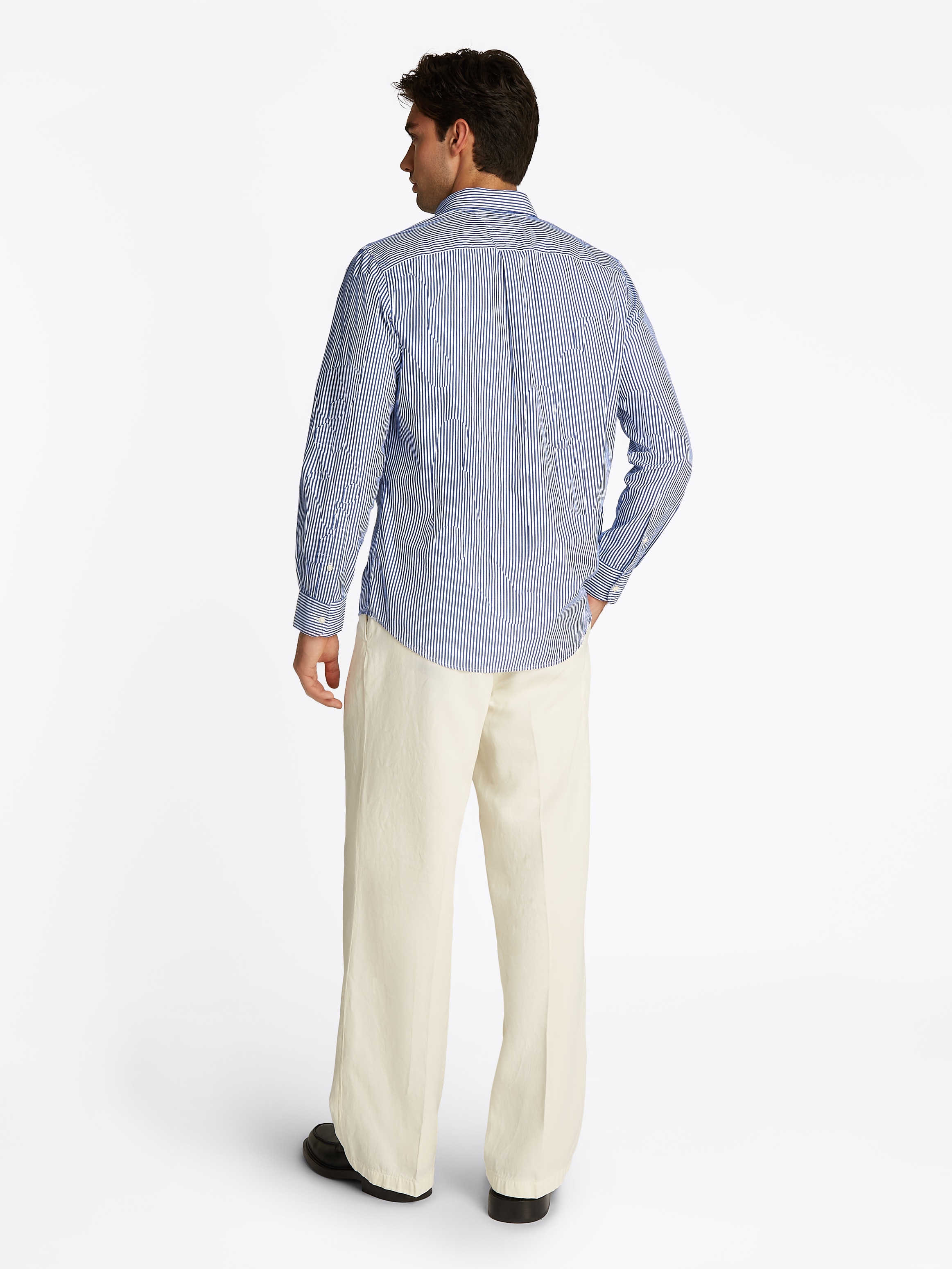 Tommy Hilfiger Langarmhemd »FLEX POPLIN CLASSIC STP RF SHIRT«, mit Sreifenmuster